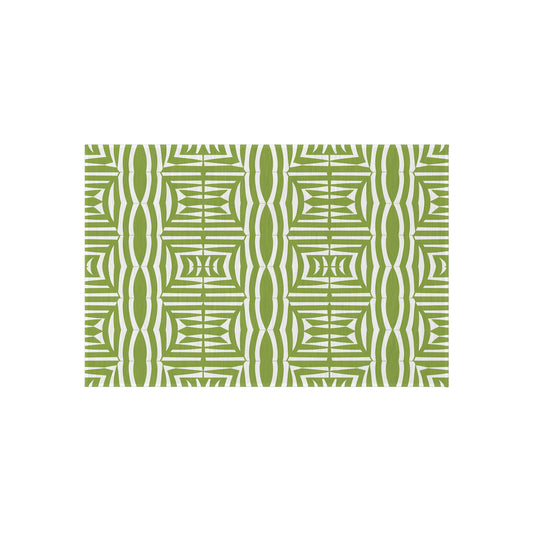 Green and White Stylish Outdoor/Indoor Rug, Patio Decor, Garden Area Rug, Outdoor Living, Summer BBQ Accessories, Boho Home Decor - LOLA VEGAS ART