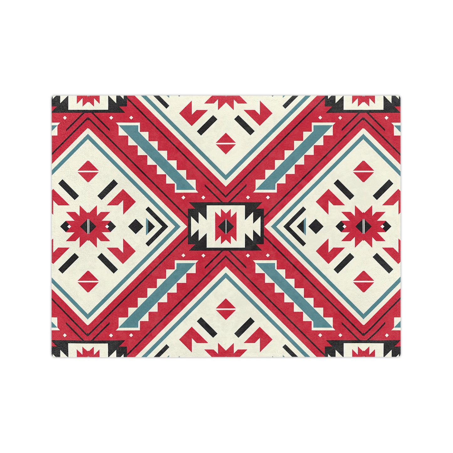 Bohemian Velvet Blanket, Cozy Throw, Southwest Decor, Gift for Her, Living Room Accessory, Festival Home Decor, Modern Art Blanket - LOLA VEGAS ART