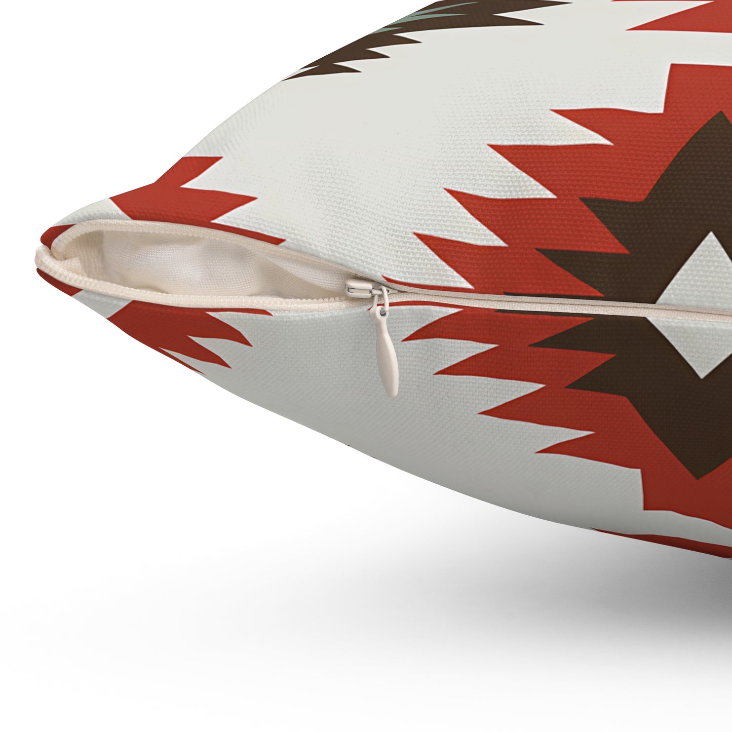 Boho Chic Spun Polyester Square Pillow, Southwest Decor, Tribal Pattern Accent Cushion, Home Cozy Throw Pillow, Gift for Housewarming - LOLA VEGAS ART