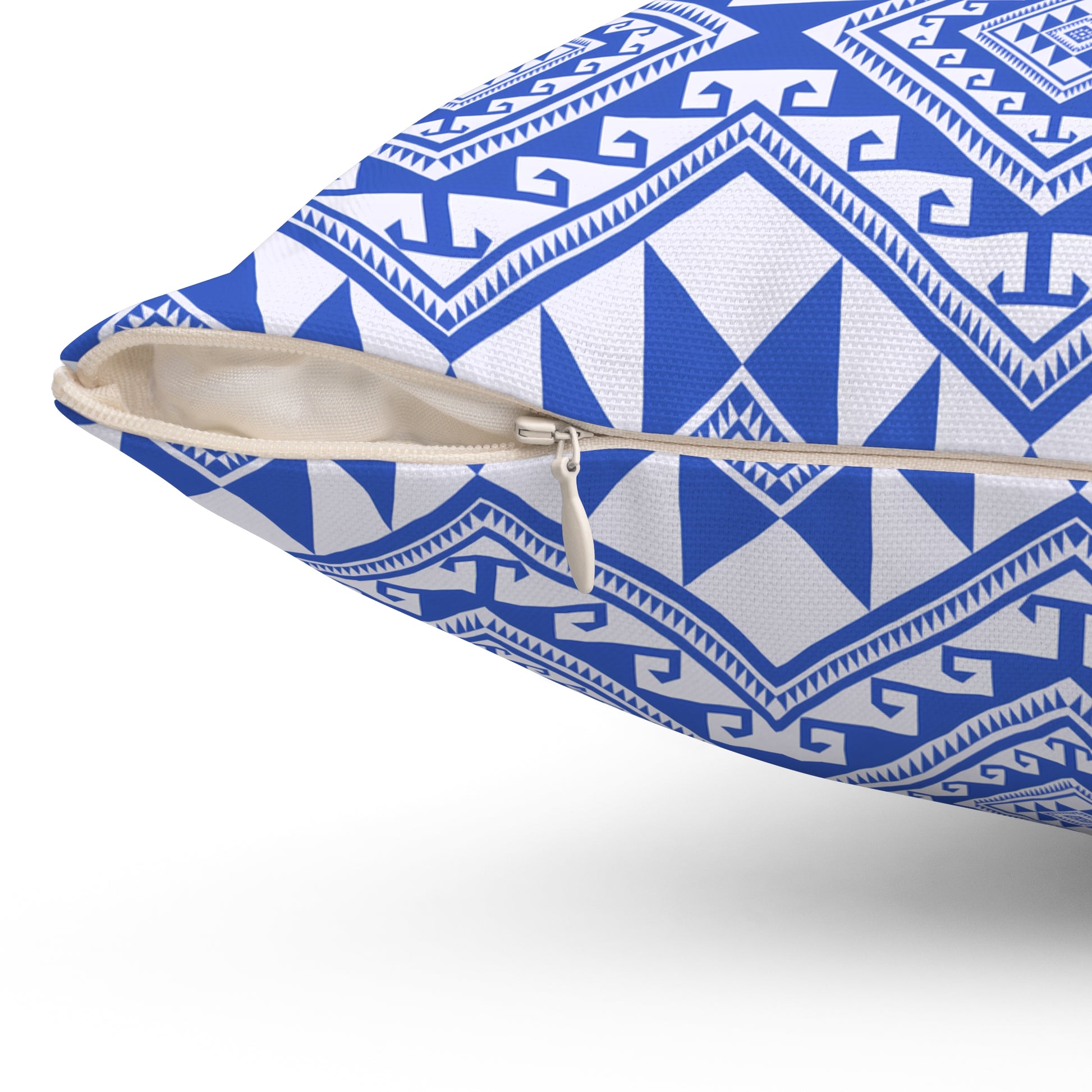 Boho Chic Square Pillow, Tribal Pattern Cushion, Decorative Throw Pillow, Couch Accent Pillow, Modern Home Decor, Southwestern Decor - LOLA VEGAS ART