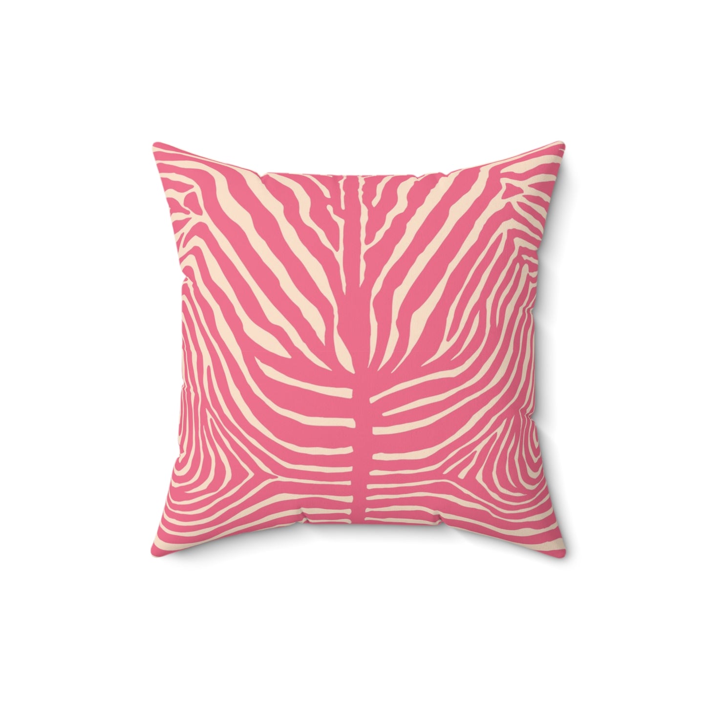 Chic Pink Zebra Print Pillow, Throw Pillow, Home Decor, Modern Bedroom Accent, Gift for Animal Lovers, Summer Vibes