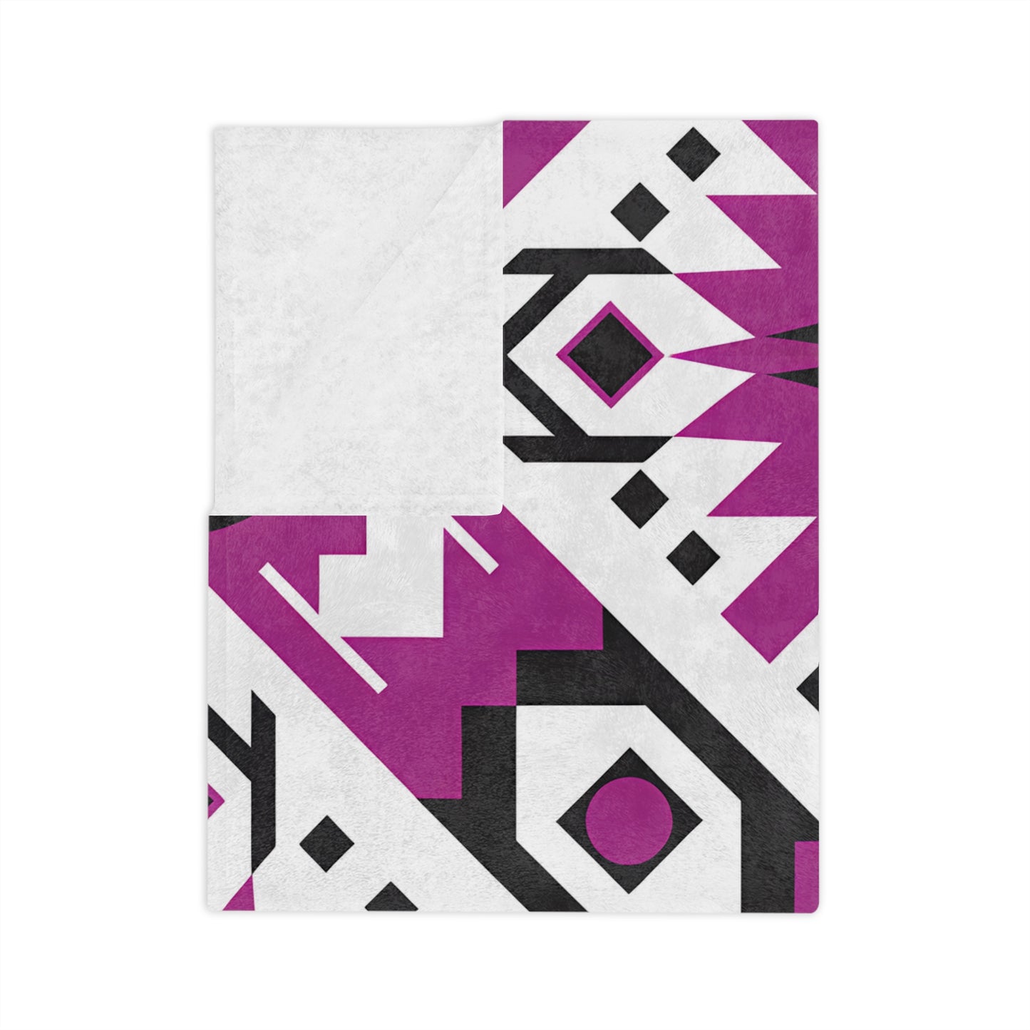 Boho Chic Velveteen Microfiber Blanket - Cozy Home Decor, Gift for Her, Tribal Pattern, Indoor/Outdoor Throws, Birthday, Housewarming - LOLA VEGAS ART