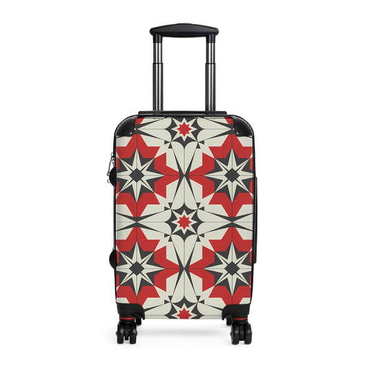 Stylish Travel Suitcase with Star Pattern, Luggage for Adventurers, Travel Gift for Her/Him, Unique Weekend Bag, Vacation Essentials - LOLA VEGAS ART