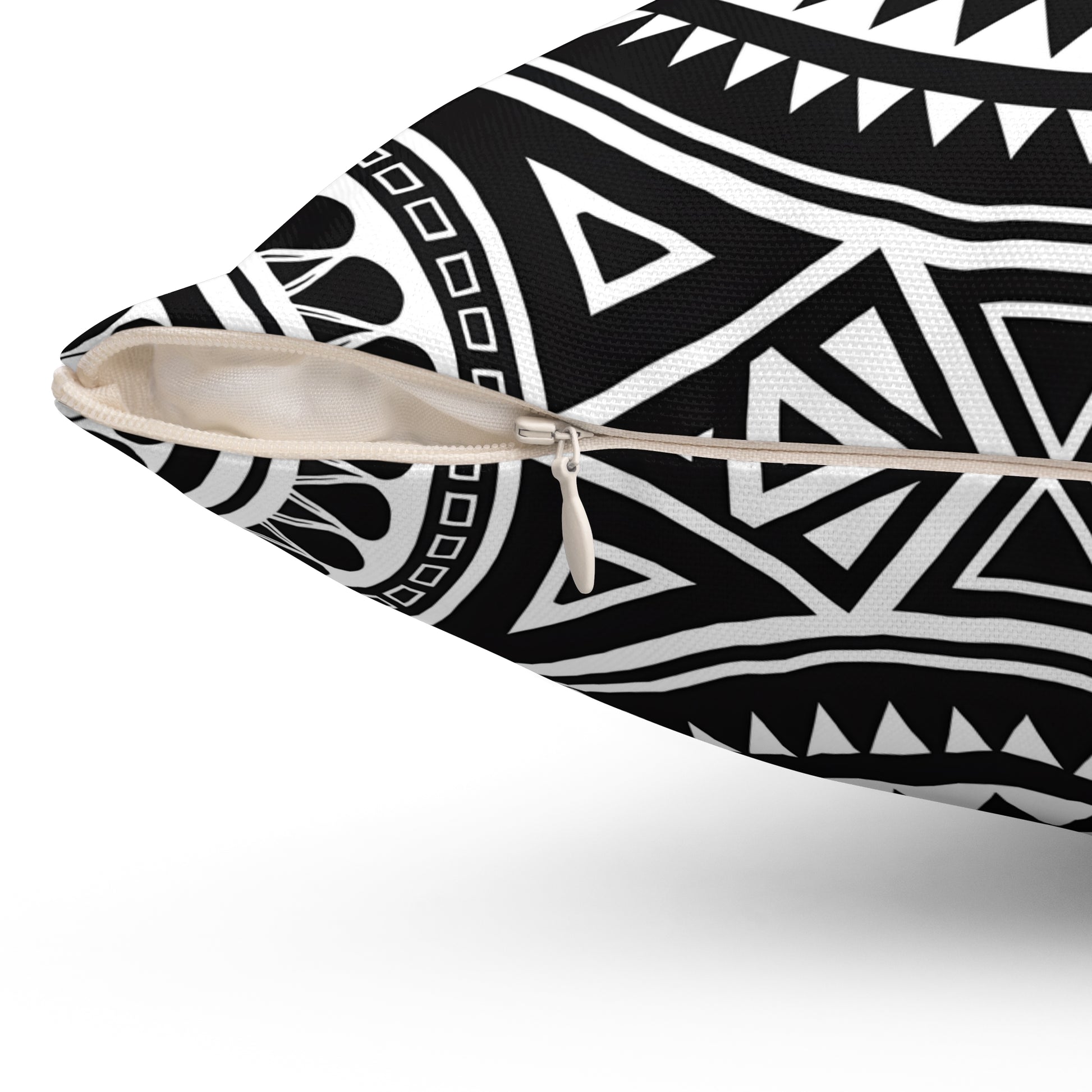 Bohemian Mandala Pillow | Modern Home Decor, Throw Pillow, Gift for Her, Cozy Living Room, Black and White Cushion - LOLA VEGAS ART