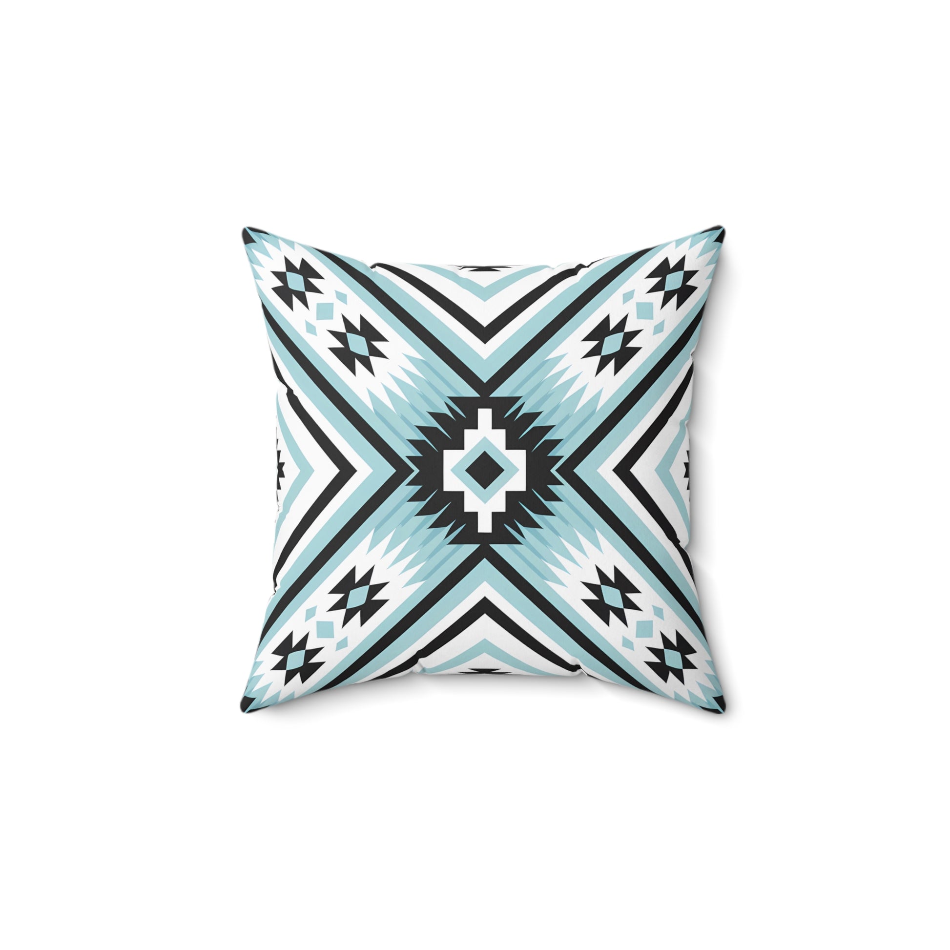 Bohemian Patterned Pillow, Modern Home Decor, Native American Inspired, Decorative Throw Pillow, Cozy Living Room Accent - LOLA VEGAS ART