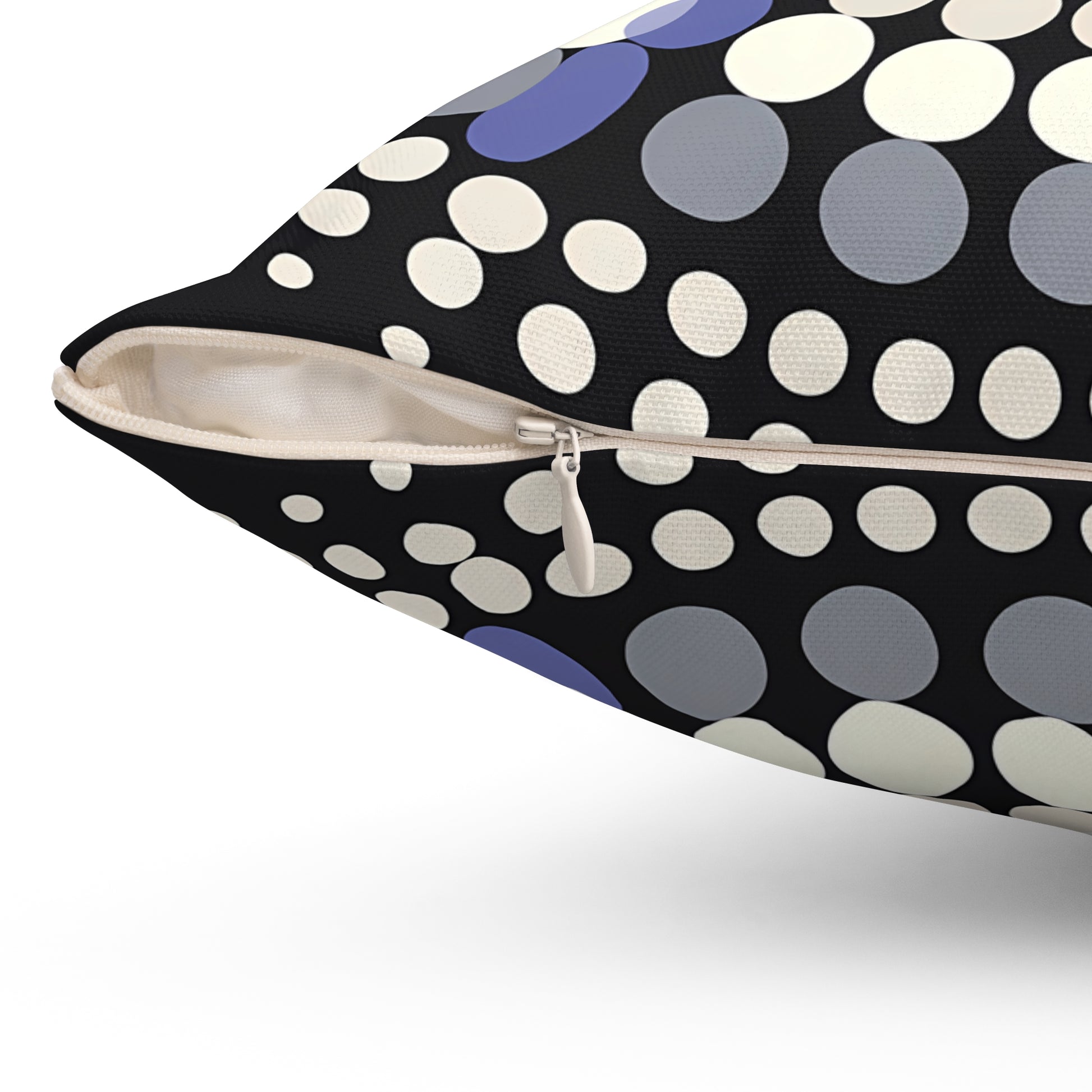 Black, White and Purple Geometric Decor Pillow, Modern Throw Pillow for Home, Stylish Cushion, Unique Gift Idea, Abstract Pillow Cover - LOLA VEGAS ART