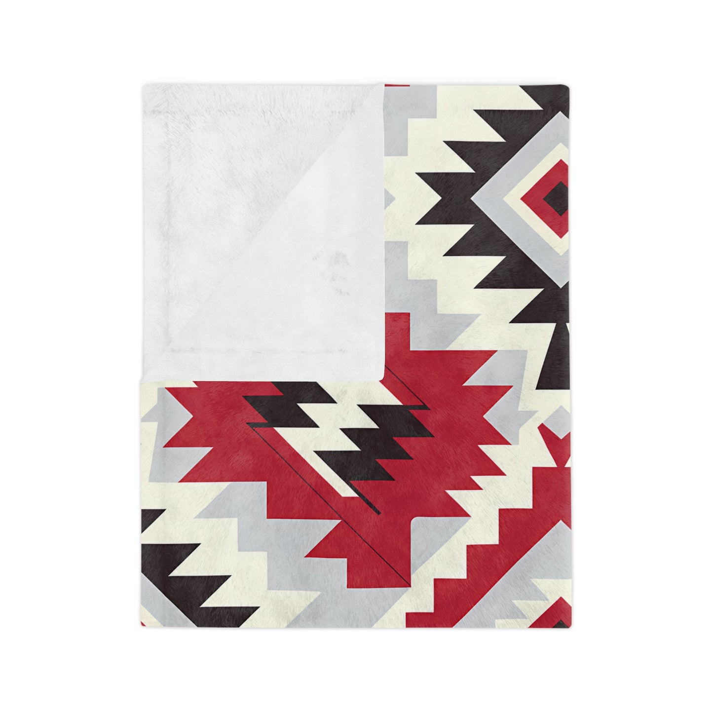 Cozy Southwestern Velveteen Microfiber Blanket | Boho Home Decor, Gift for Him/Her, Warm Throw for Couches, Camping, Bedroom - LOLA VEGAS ART
