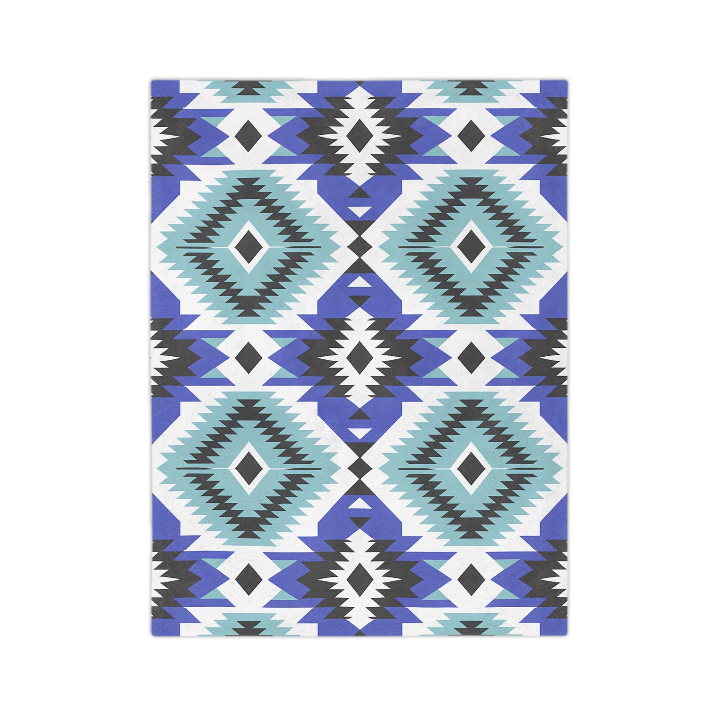 Bohemian Velveteen Microfiber Blanket - Cozy Tribal Pattern Throw, Ideal for Home Decor, Camping, Picnics, and Gifts - LOLA VEGAS ART