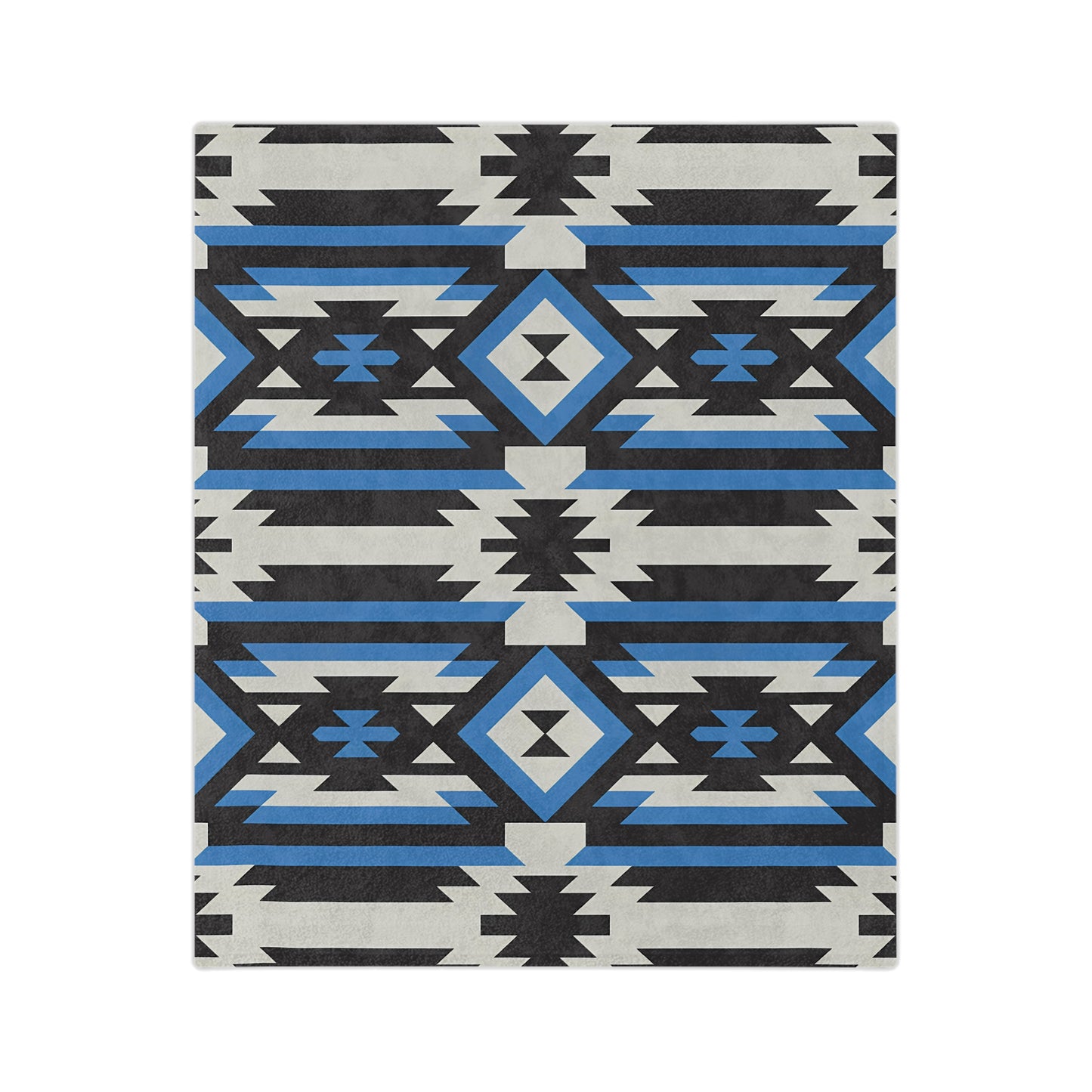 Geometric Pattern Velveteen Microfiber Blanket - Soft Throw for Home Decor, Cozy Gift for Any Occasion, Warm Blanket, Stylish Home - LOLA VEGAS ART