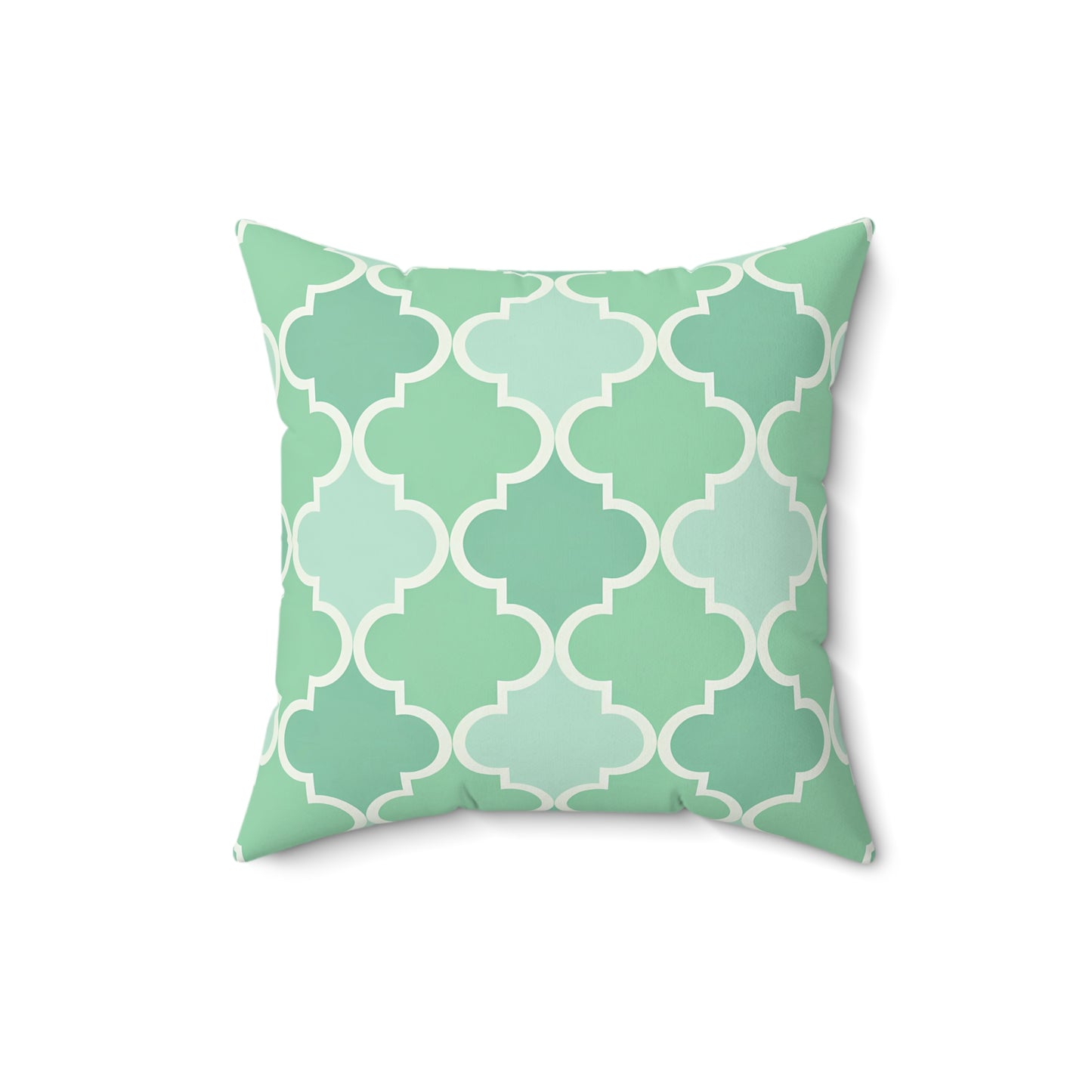 Mint Green Geometric Pillow, Modern Home Decor Cushion, Sofa Accent, Housewarming Gift, Boho Style Pillow, Living Room Decoration - LOLA VEGAS ART