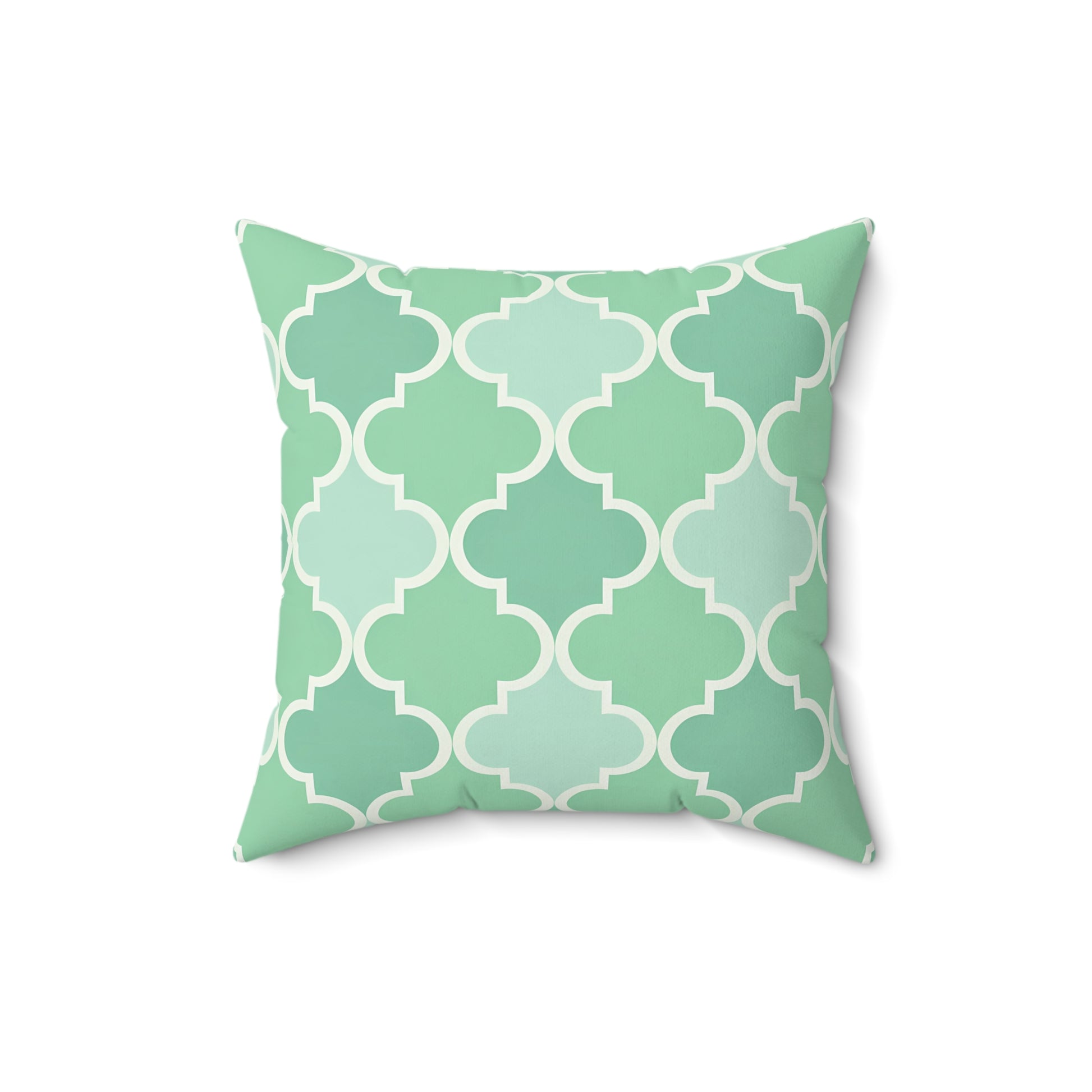 Mint Green Geometric Pillow, Modern Home Decor Cushion, Sofa Accent, Housewarming Gift, Boho Style Pillow, Living Room Decoration - LOLA VEGAS ART