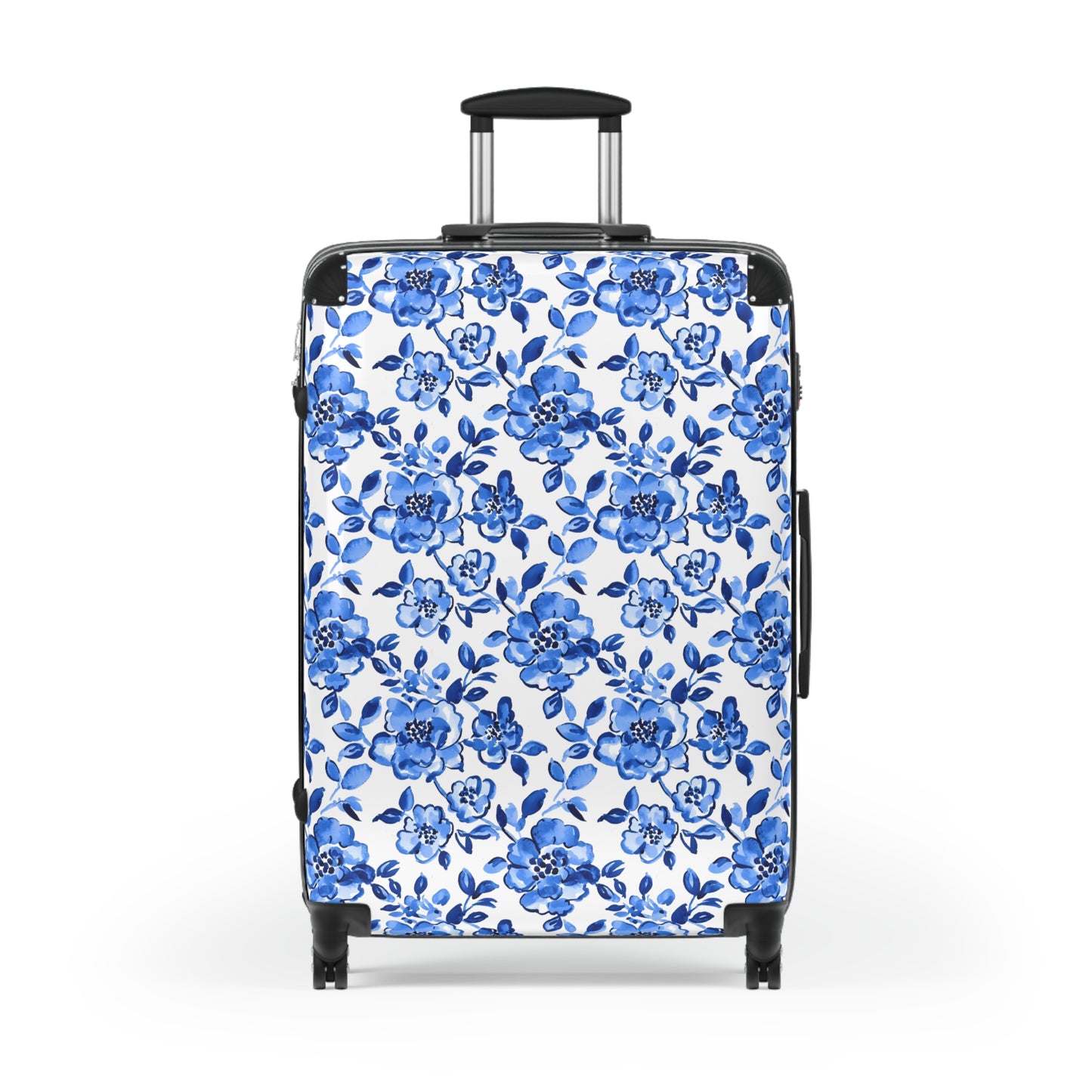 Floral Pattern Suitcase, Stylish Travel Luggage, Perfect for Vacations, Gifts for Travelers, Trendy Suitcase for Every Adventure - LOLA VEGAS ART