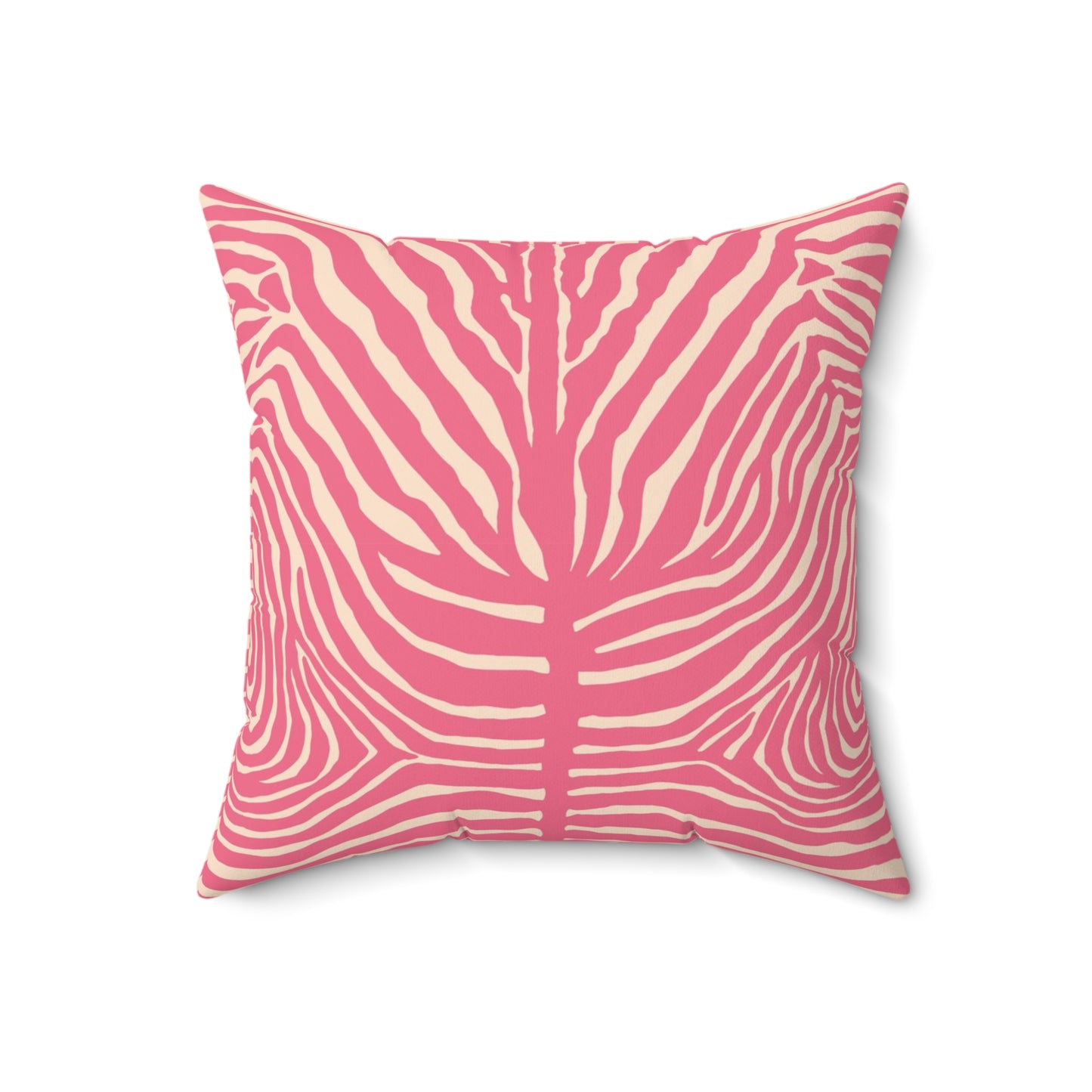 Chic Pink Zebra Print Pillow, Throw Pillow, Home Decor, Modern Bedroom Accent, Gift for Animal Lovers, Summer Vibes