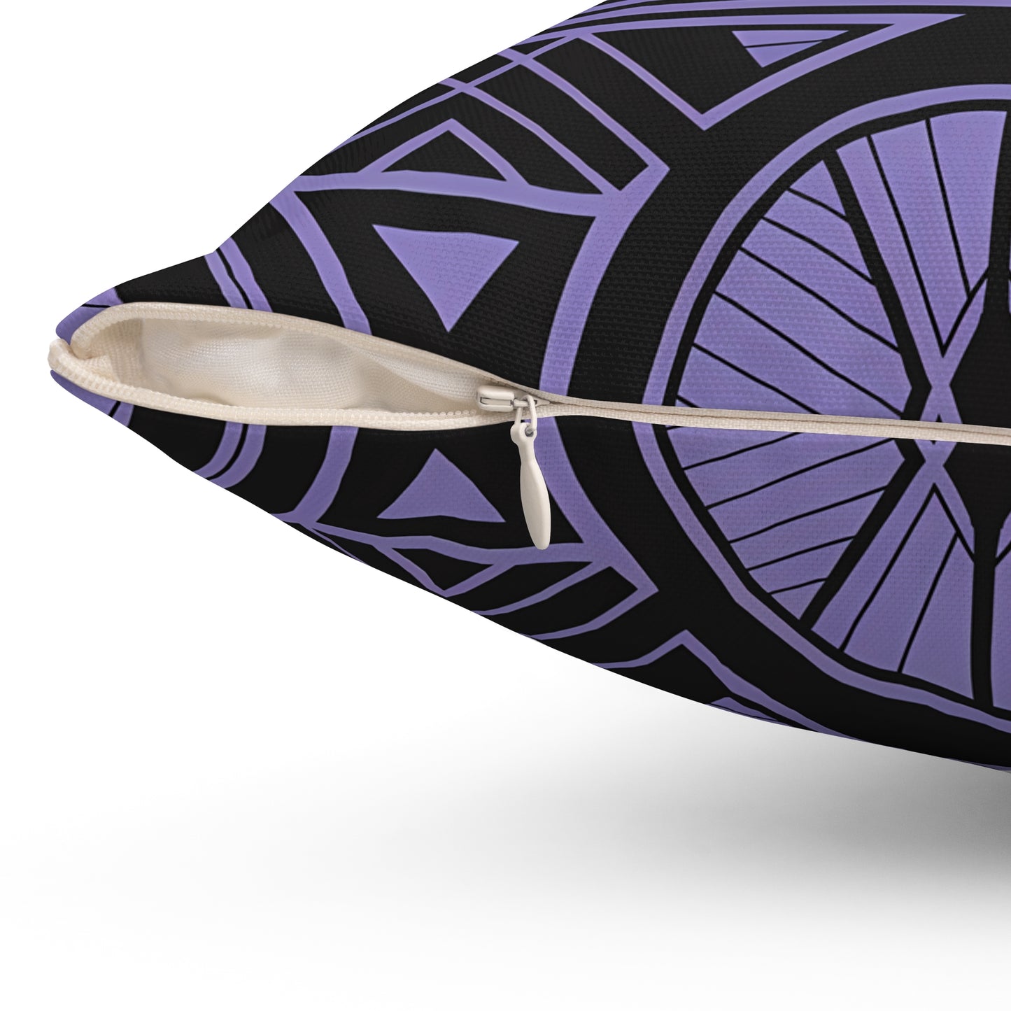 Geometric Purple Accent Pillow | Modern Home Decor, Throw Pillow, Cozy Living Room, Housewarming Gift, Boho Accessories - LOLA VEGAS ART