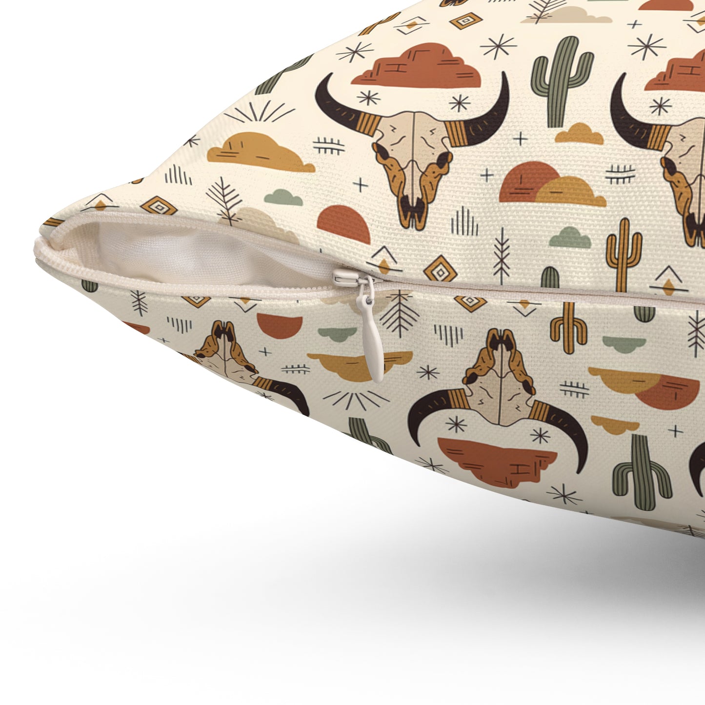 Desert Adventure Pillow - Cozy Square Cushion with Cactus, Perfect for Home Decor, Unique Gift for Nature Lovers, Southwest Style - LOLA VEGAS ART