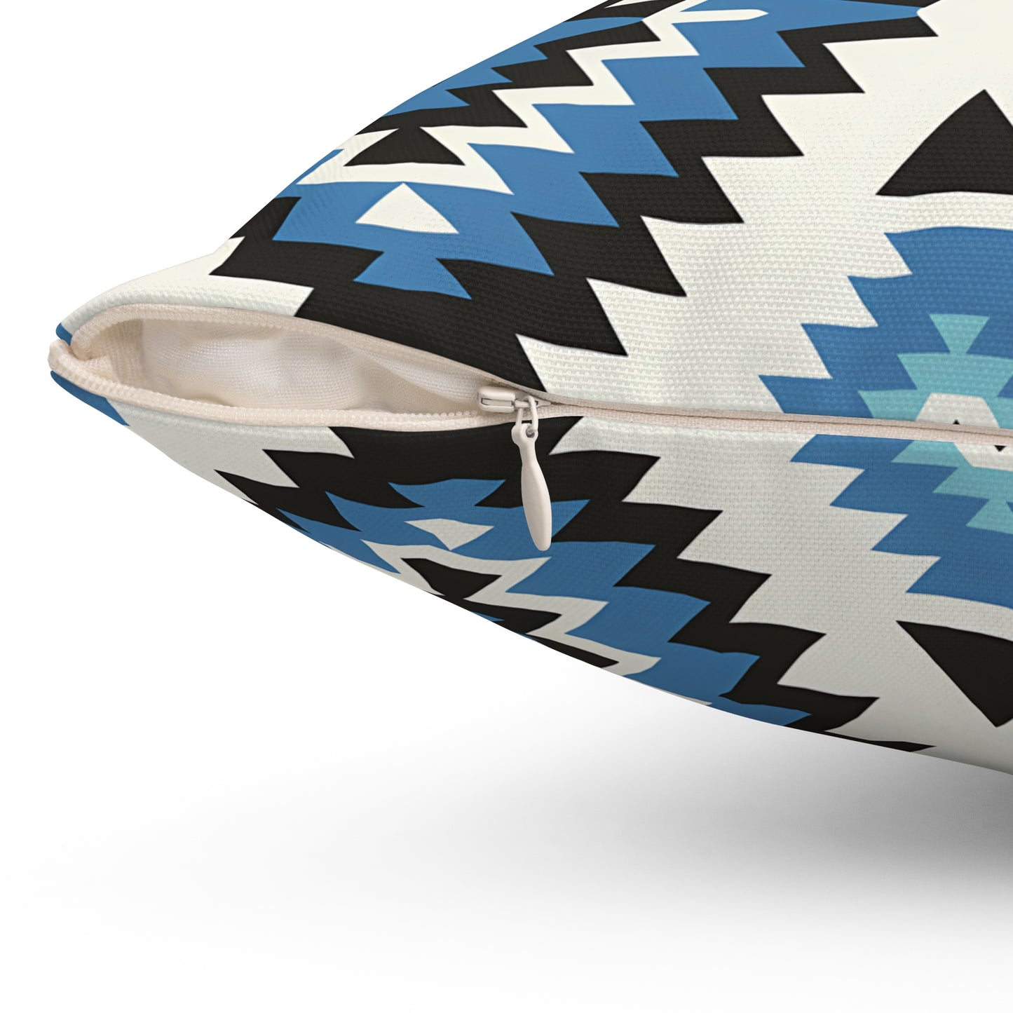 Geometric Pattern Decorative Pillow, Boho Couch Cushion, Modern Home Decor, Bohemian Accent Pillow, Tribal Print Throw Pillow - LOLA VEGAS ART