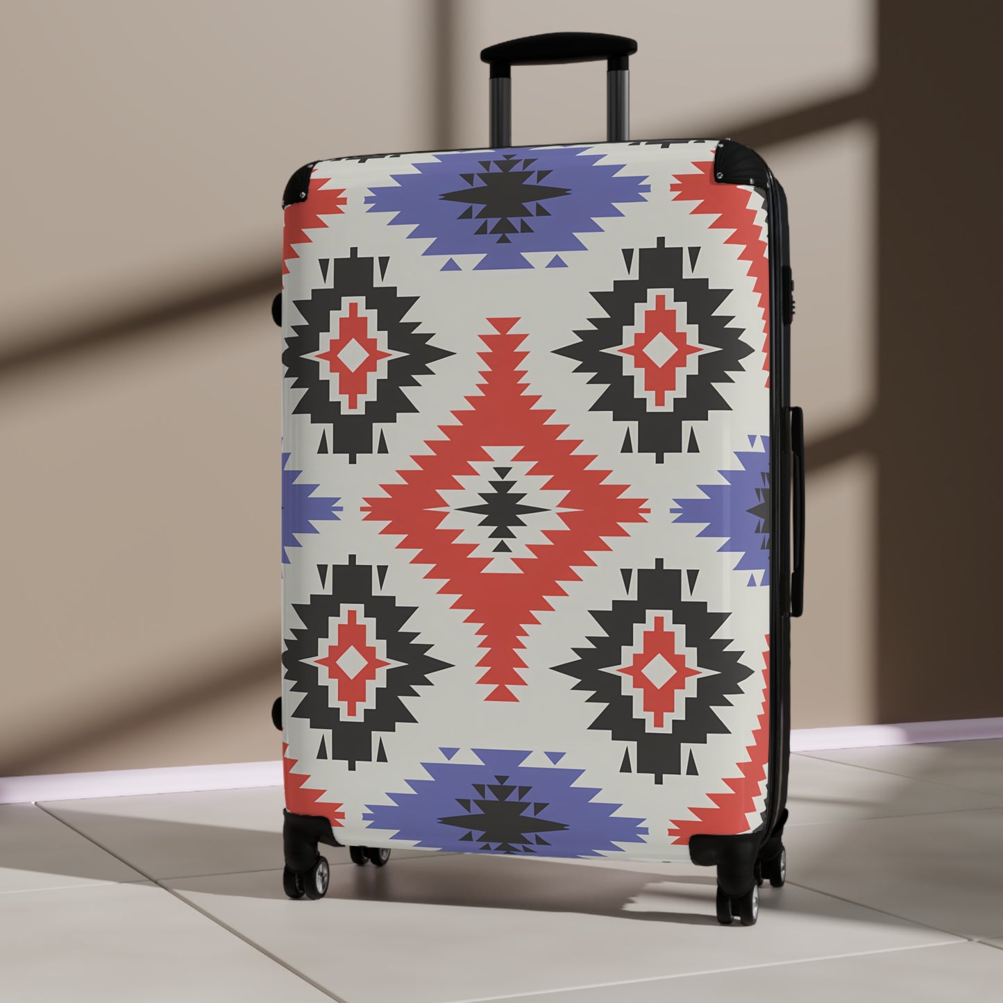 Trendy Suitcase - Stylish Luggage for Travelers, Chic Carry-On Bag, Unique Design for Vacations, Perfect Travel Gift, Adventure Ready - LOLA VEGAS ART