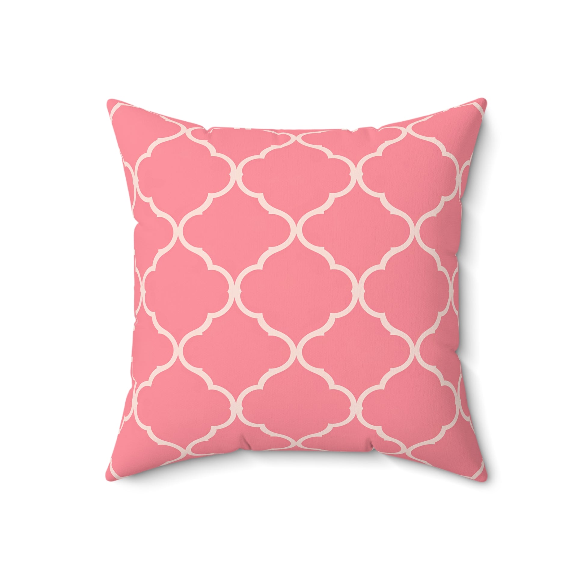 Chic Geometric Pink Throw Pillow, Home Decor, Gift for Her, Couch Cushion, Living Room Accent, Wedding Decoration, Stylish Pillow - LOLA VEGAS ART