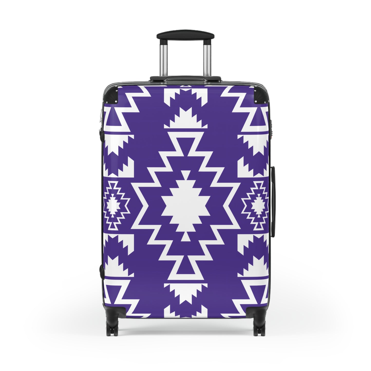 Purple Southwestern Travel Suitcase, Stylish Luggage for Adventurers, Unique Travel Accessory, Perfect Gift for Travelers, Vacation Suitcase