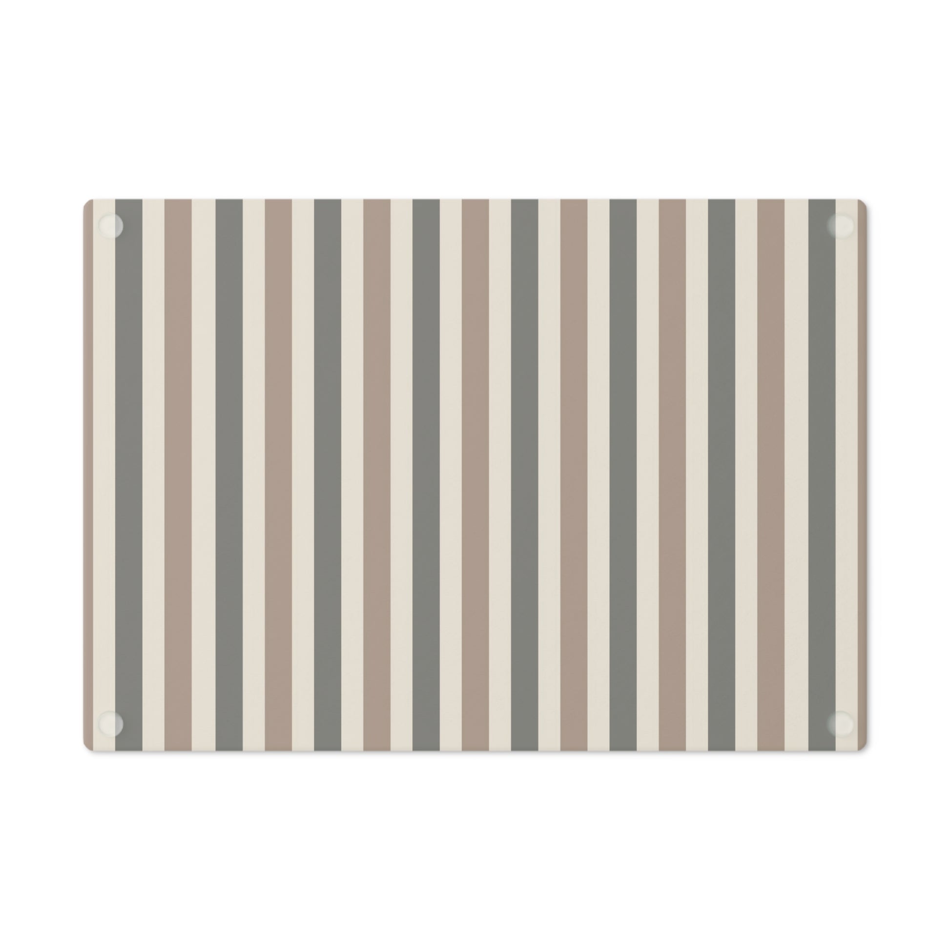 Elegant Brown Glass Striped Cutting Board | Kitchen Decor, Wedding Gift, Housewarming Present, Unique Gift, - LOLA VEGAS ART