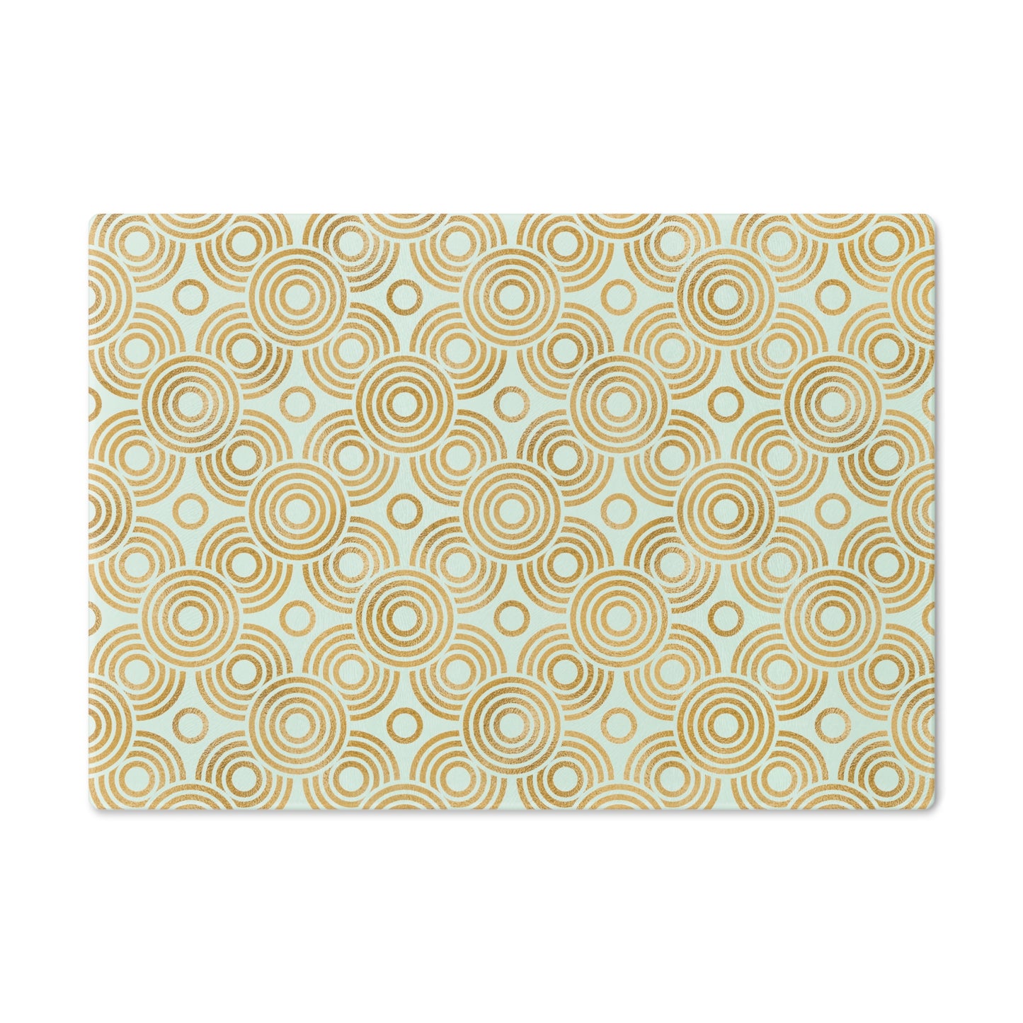 Elegant Geometric Glass Cutting Board | Kitchen Decor, Gift for Chefs, Home Cooking, Housewarming, Eco-Friendly, Hollywood Regency Decor - LOLA VEGAS ART