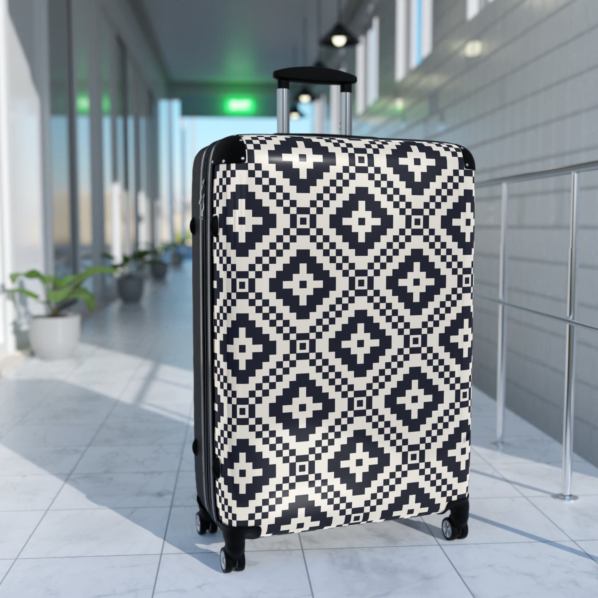 Stylish Travel Suitcase - Trendy Luggage for Adventure Lovers, Perfect for Travel, Holidays, Designs for Wanderers, Jetsetter Gift - LOLA VEGAS ART