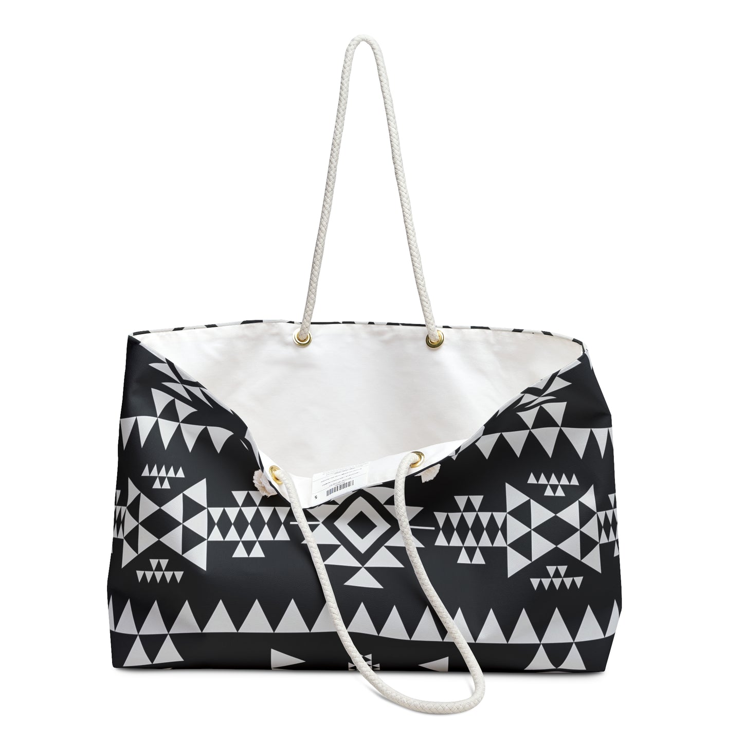 Stylish Weekender Bag | Boho Travel Tote | Tribal Print Carryall | Beach, Gym, Overnight Bag | Gift for Her, Vacation Essentials, Adventurer - LOLA VEGAS ART