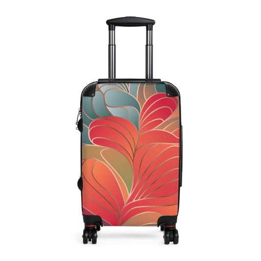 Bohemian Patterned Suitcase, Trendy Luggage for Travel Lovers, Unique Bag for Vacations, Stylish Carry-On for Adventurers, Fun Gift for - LOLA VEGAS ART