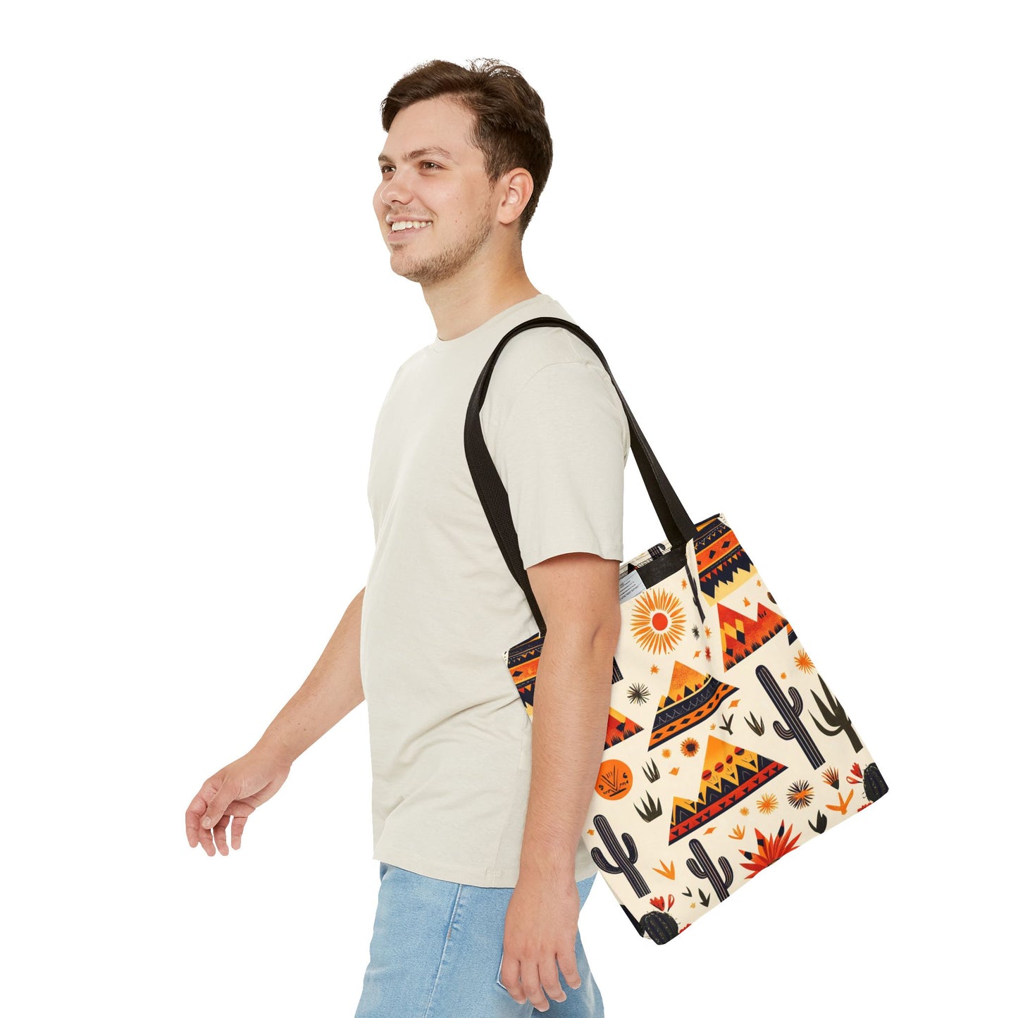 Desert Adventure Tote Bag | Bohemian Style, Eco-Friendly Bag, Perfect for Beach Days, Travel, Shopping, Gifts, Southwestern Tote Bag - LOLA VEGAS ART