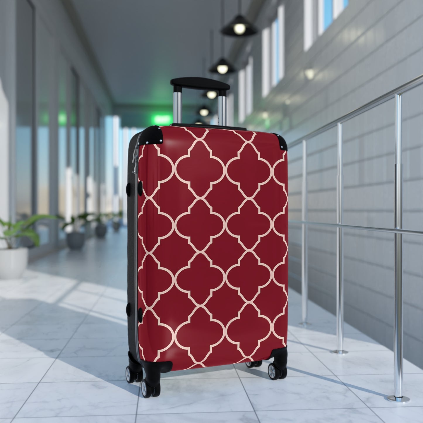 Stylish Travel Suitcase - Chic Luggage for Jetsetters, Unique Travel Accessory, Modern Suitcase, Designer Luggage, Vacation Must-Have - LOLA VEGAS ART