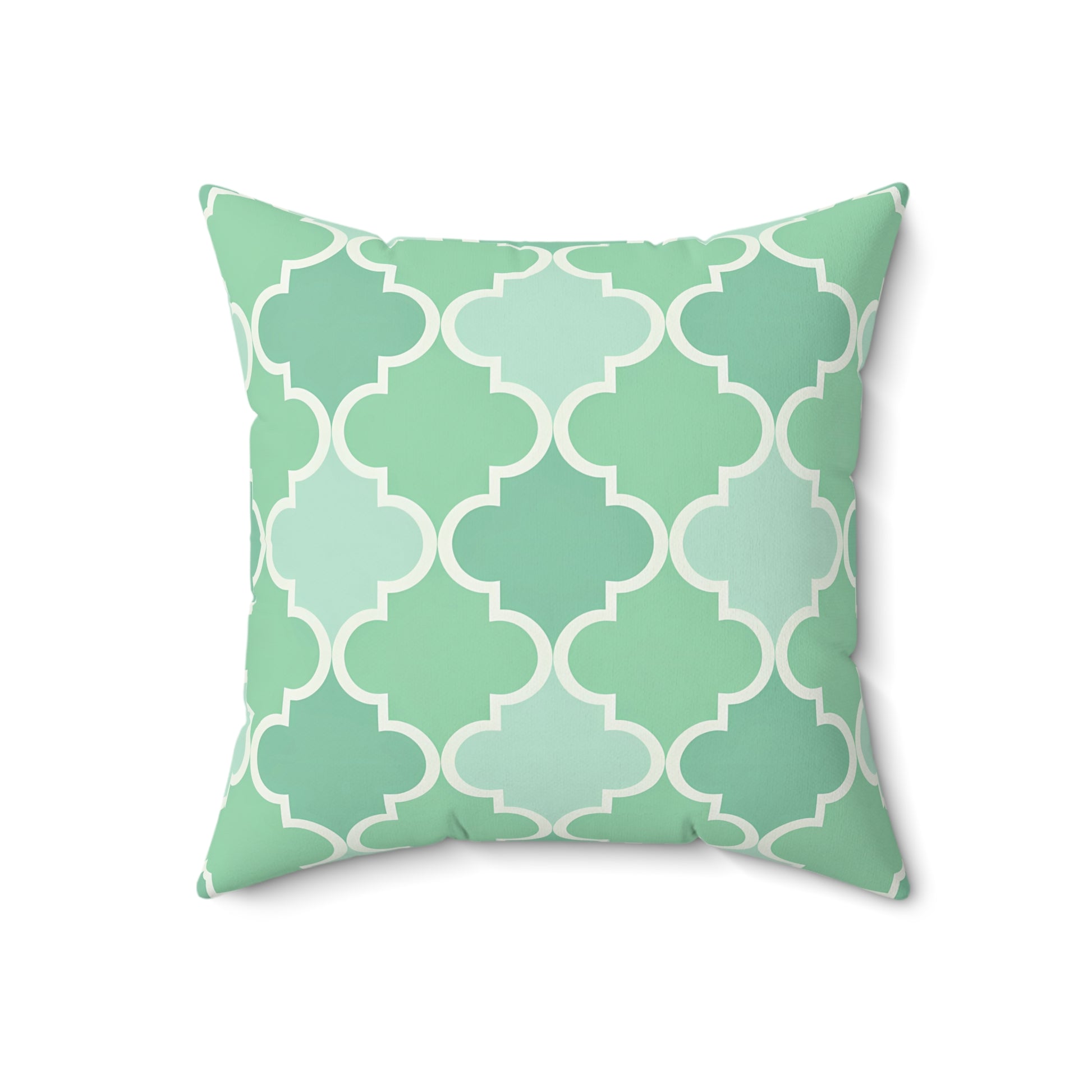 Mint Green Geometric Pillow, Modern Home Decor Cushion, Sofa Accent, Housewarming Gift, Boho Style Pillow, Living Room Decoration - LOLA VEGAS ART