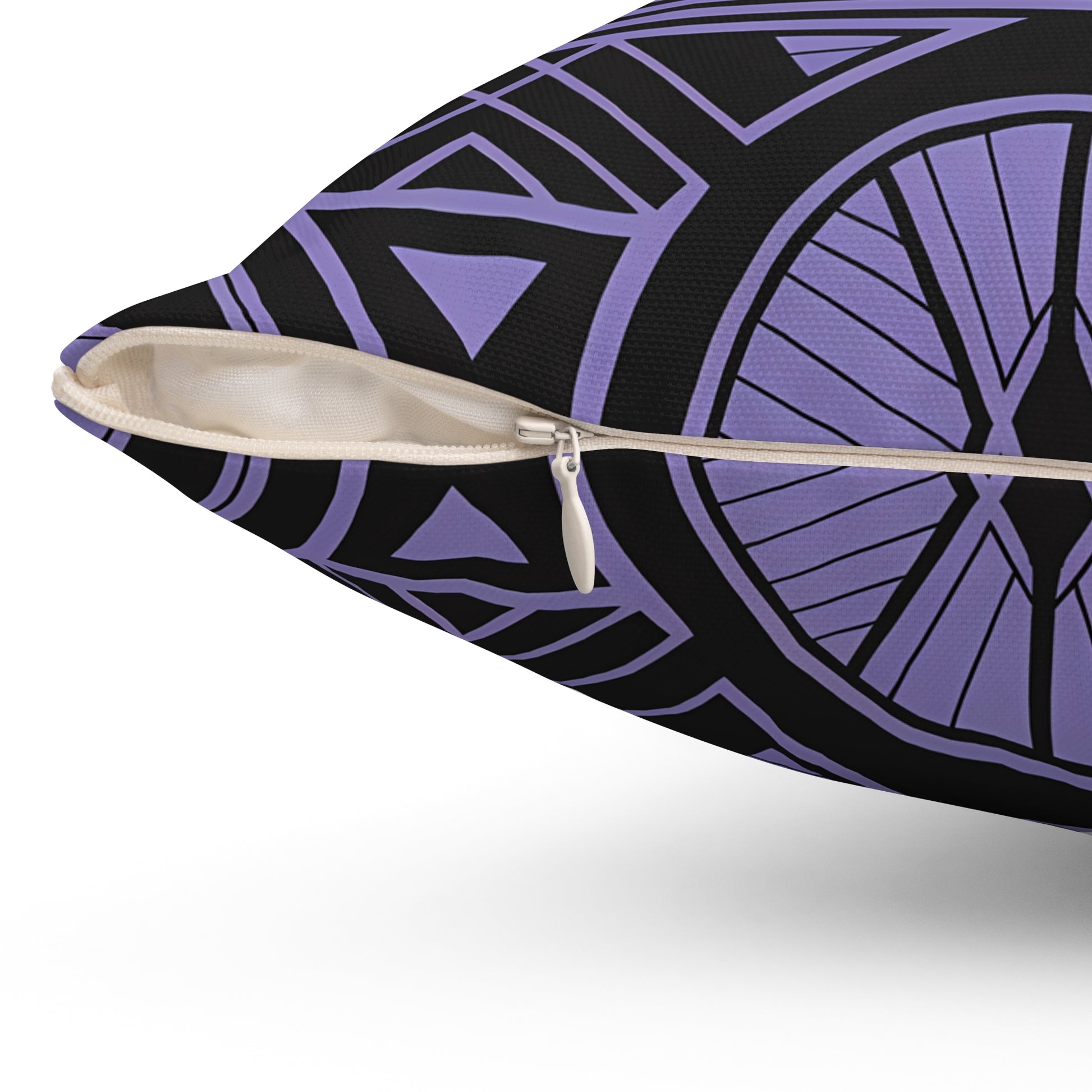 Geometric Purple Accent Pillow | Modern Home Decor, Throw Pillow, Cozy Living Room, Housewarming Gift, Boho Accessories - LOLA VEGAS ART