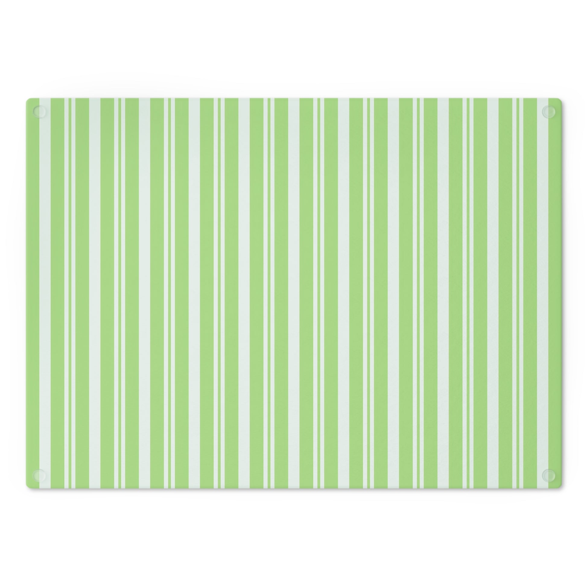 Vibrant Green Striped Cutting Board | Kitchen Decor, Gift for Home Chef, Culinary Accessories, Modern Kitchen - LOLA VEGAS ART