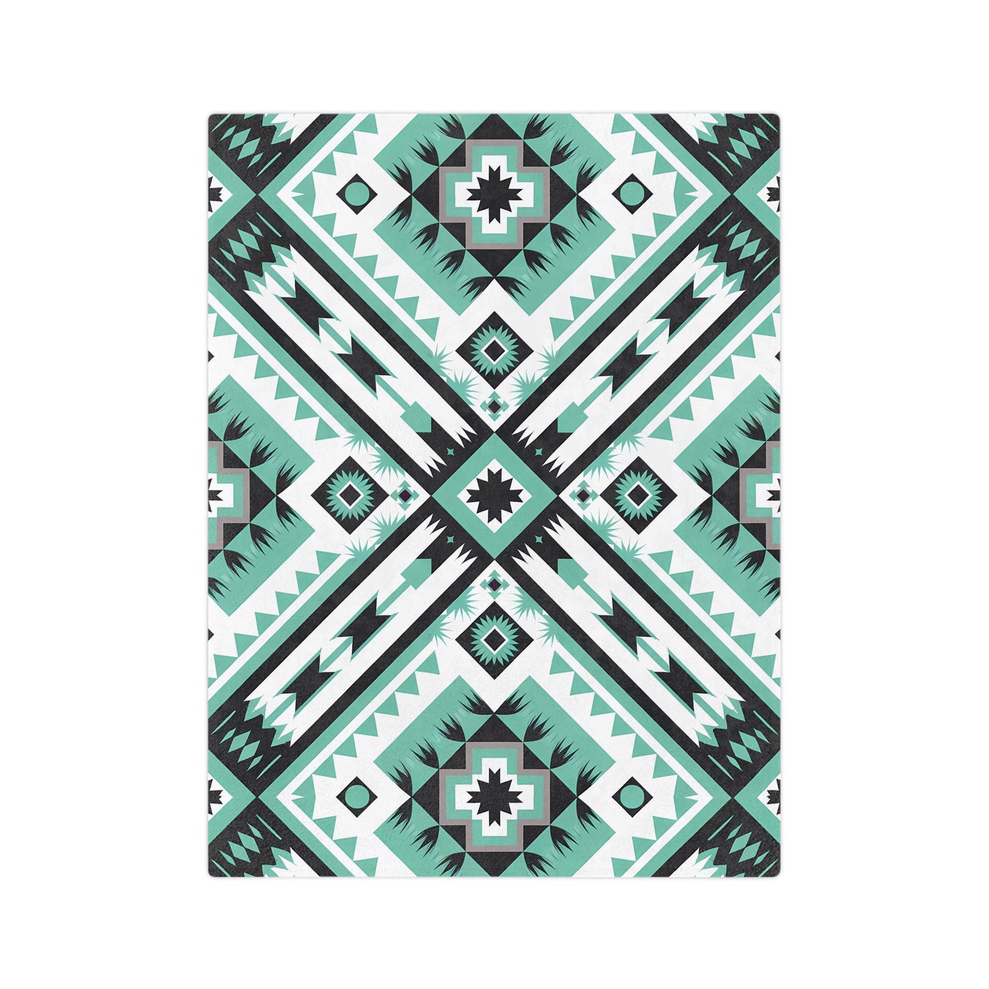 Cozy Southwest Pattern Blanket, Soft Microfiber Throw, Perfect for Home Decor, Picnic, or Gift, Aztec Inspired Design - LOLA VEGAS ART
