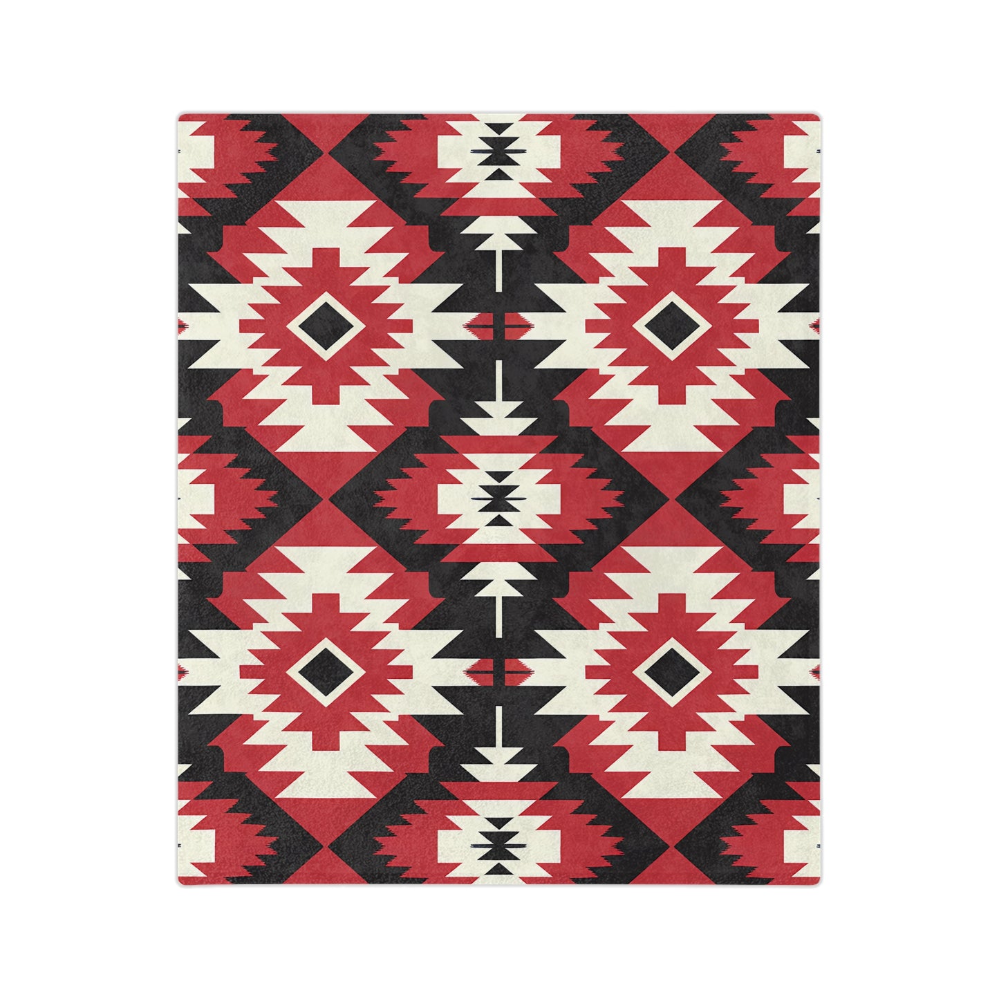 Southwestern Velvet Blanket, Cozy Throw for Home Decoration, Unique Gift for Housewarming, Outdoor Picnic Blanket, Soft Winter Comfort - LOLA VEGAS ART