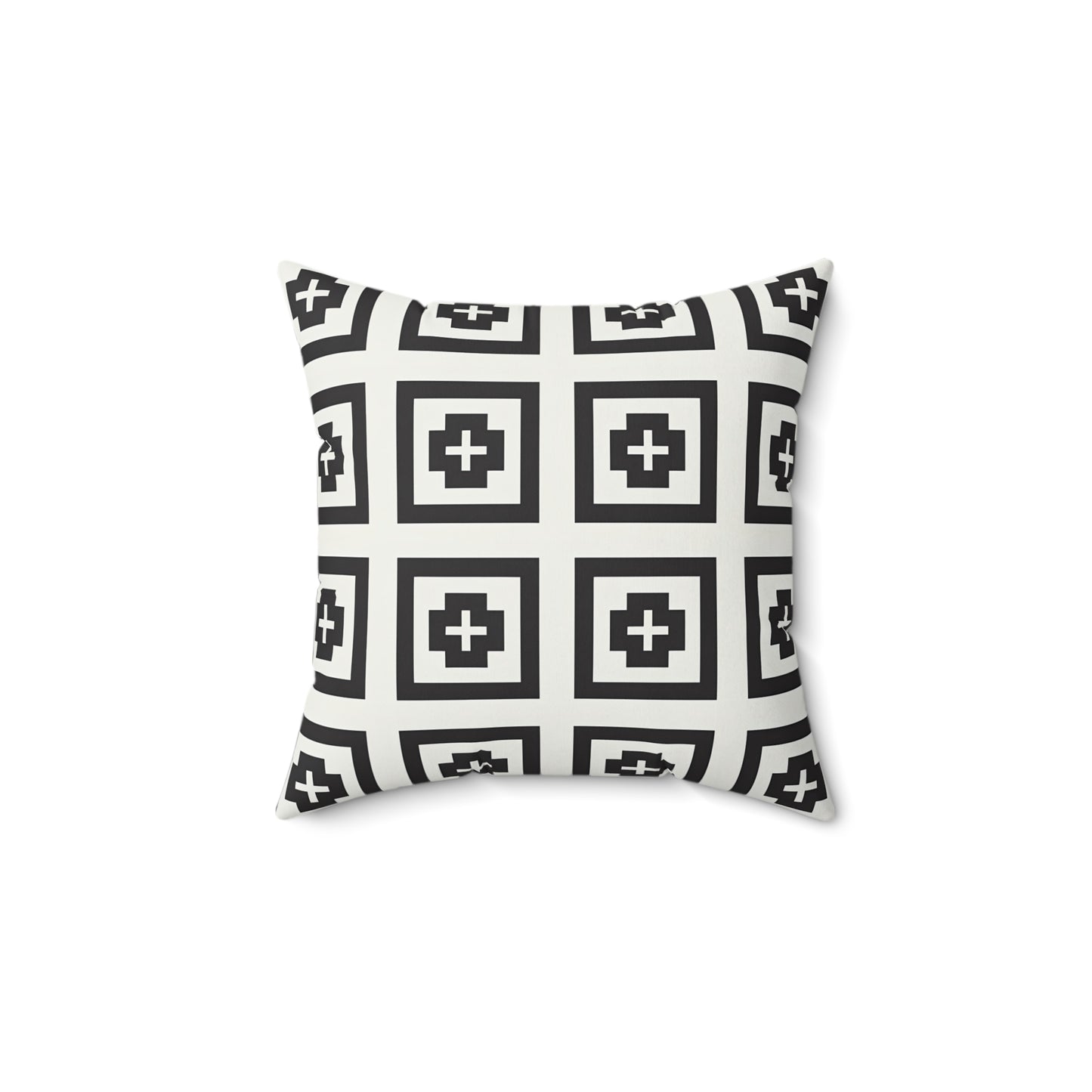 Modern Geometric Decor Pillow, Cushion for Living Room, Office, Minimalist Home Accent, Gift for Housewarming, Neutral Tones