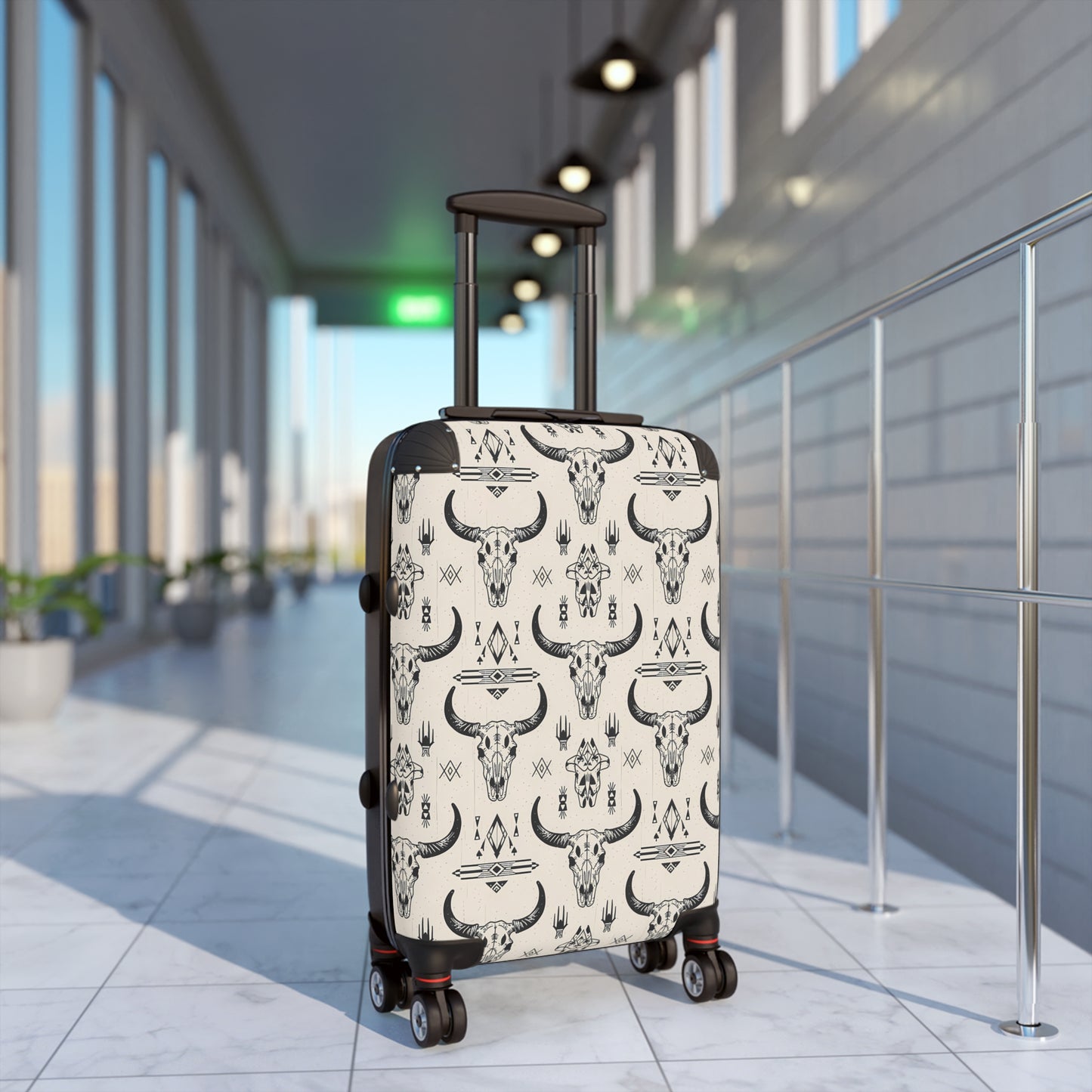 Stylish Travel Suitcase, Bohemian Luggage, Unique Carry-On, Gift for Travelers, Vacation Essentials, Adventure Gear, Southwestern Luggage - LOLA VEGAS ART