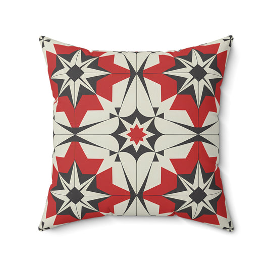Bold Geometric Accent Pillow, Modern Home Decor, Cozy Living Room Addition, Great Gift for Housewarming, Bohemian Style Cushion - LOLA VEGAS ART