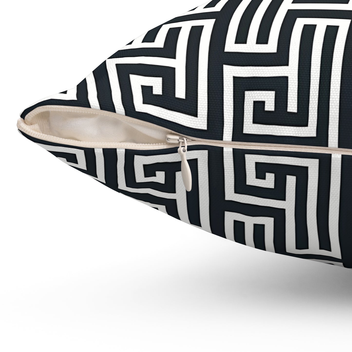 Geometric Black & White Throw Pillow, Modern Home Decor, Accent Cushion, Stylish Pillow for Couch, Gift for Housewarming