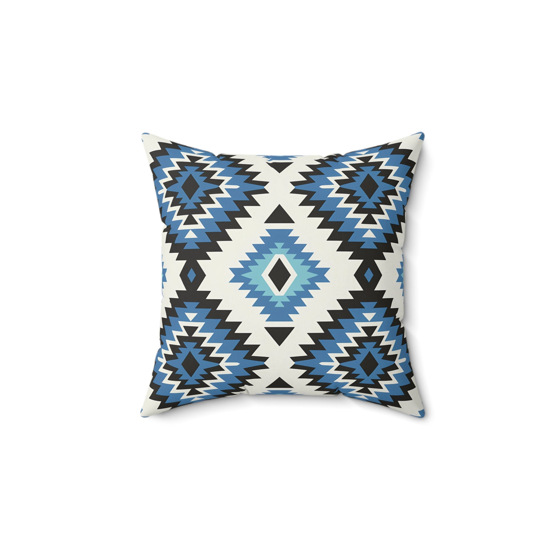 Geometric Pattern Decorative Pillow, Boho Couch Cushion, Modern Home Decor, Bohemian Accent Pillow, Tribal Print Throw Pillow - LOLA VEGAS ART