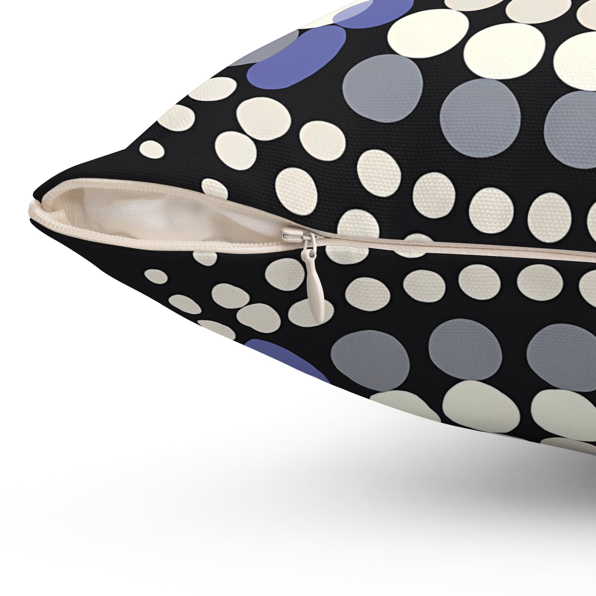 Black, White and Purple Geometric Decor Pillow, Modern Throw Pillow for Home, Stylish Cushion, Unique Gift Idea, Abstract Pillow Cover - LOLA VEGAS ART