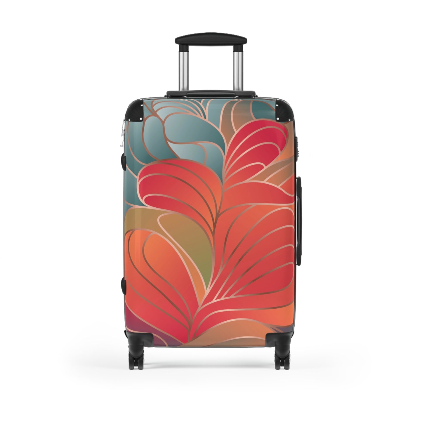 Bohemian Patterned Suitcase, Trendy Luggage for Travel Lovers, Unique Bag for Vacations, Stylish Carry-On for Adventurers, Fun Gift for - LOLA VEGAS ART