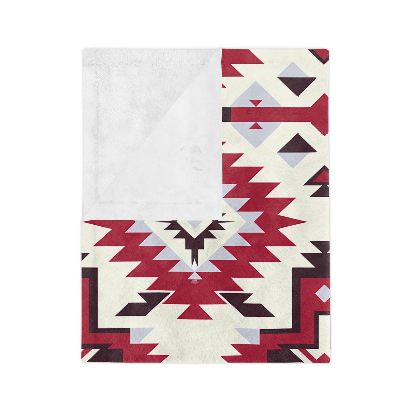 Cozy Southwestern Velveteen Blanket, Bohemian Throw Blanket, Warm Decor for Home, Perfect Gift for Holidays, Camping, Picnics - LOLA VEGAS ART