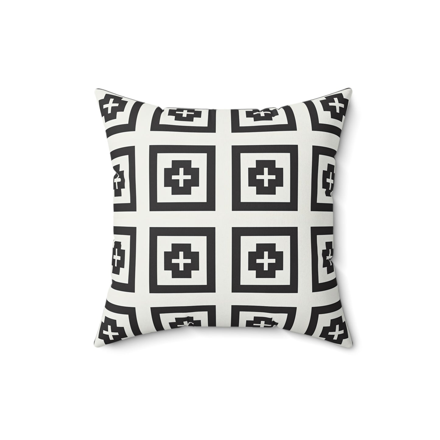 Modern Geometric Decor Pillow, Cushion for Living Room, Office, Minimalist Home Accent, Gift for Housewarming, Neutral Tones