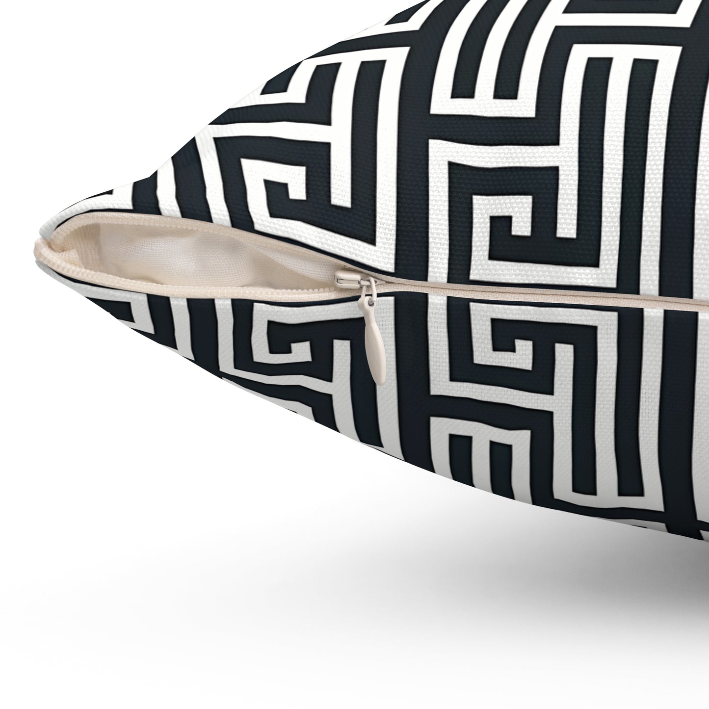 Geometric Black & White Throw Pillow, Modern Home Decor, Accent Cushion, Stylish Pillow for Couch, Gift for Housewarming