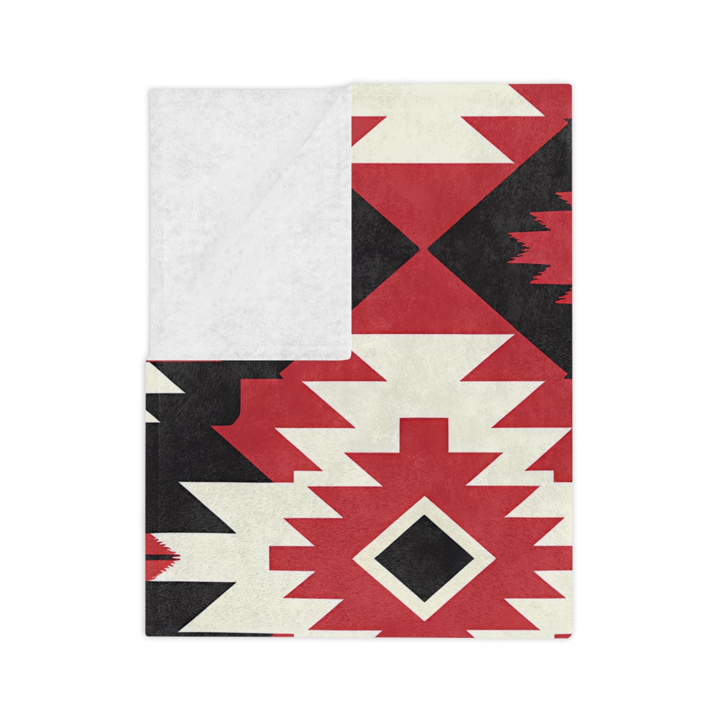 Southwestern Velvet Blanket, Cozy Throw for Home Decoration, Unique Gift for Housewarming, Outdoor Picnic Blanket, Soft Winter Comfort - LOLA VEGAS ART