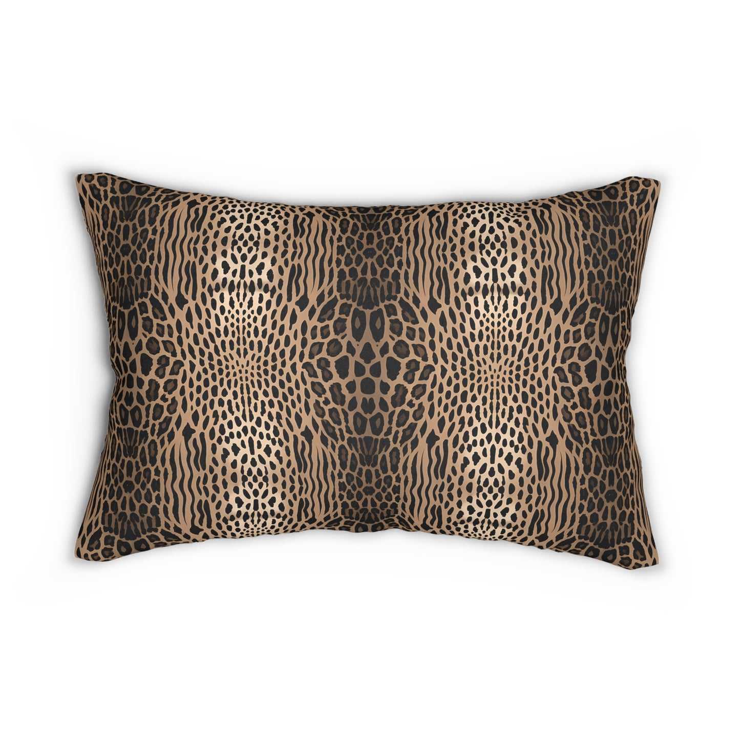 Stylish Leopard Print Lumbar Pillow | Home Decor, Accent Cushion, Boho Chic, Gift for Her, Living Room Accent - LOLA VEGAS ART