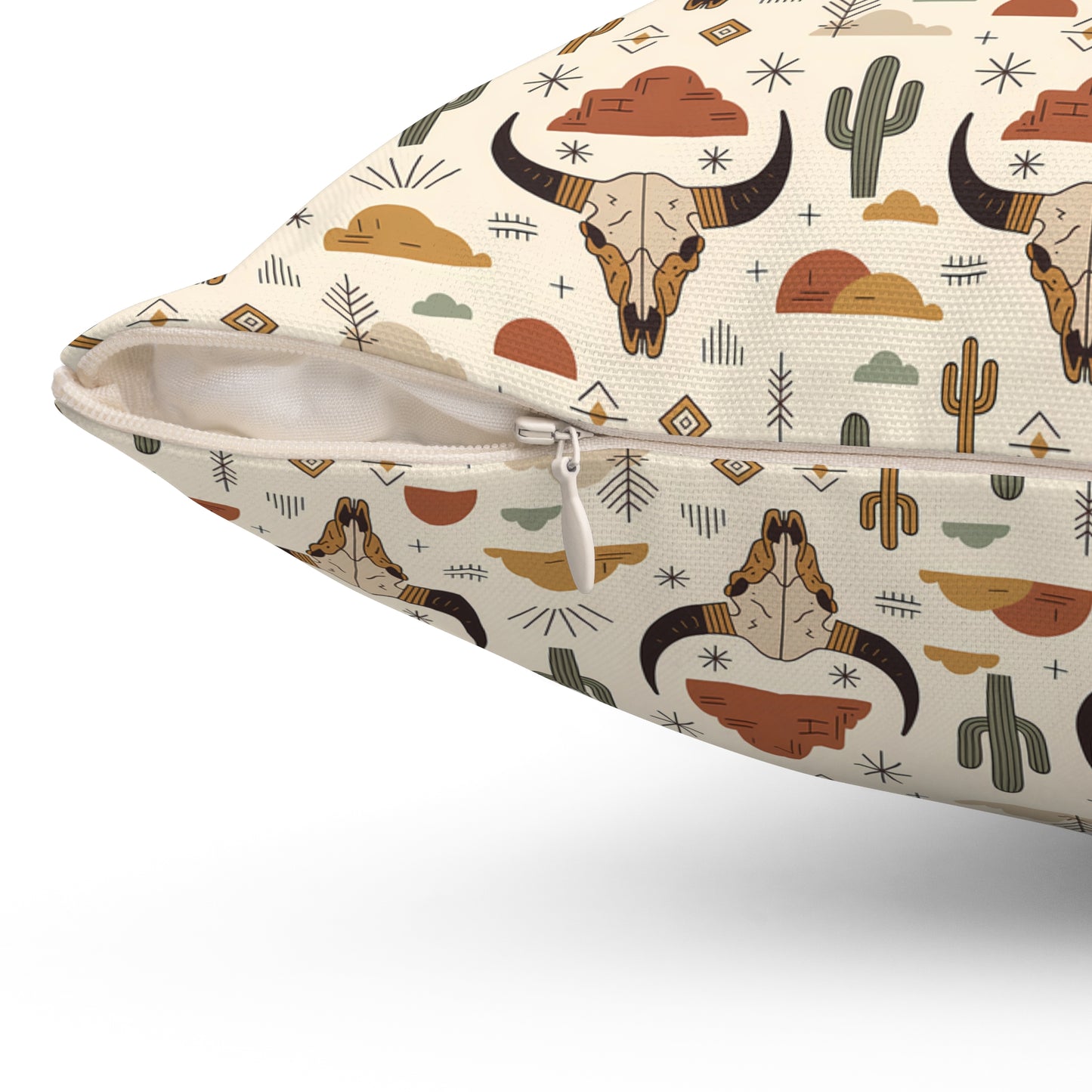 Desert Adventure Pillow - Cozy Square Cushion with Cactus, Perfect for Home Decor, Unique Gift for Nature Lovers, Southwest Style - LOLA VEGAS ART