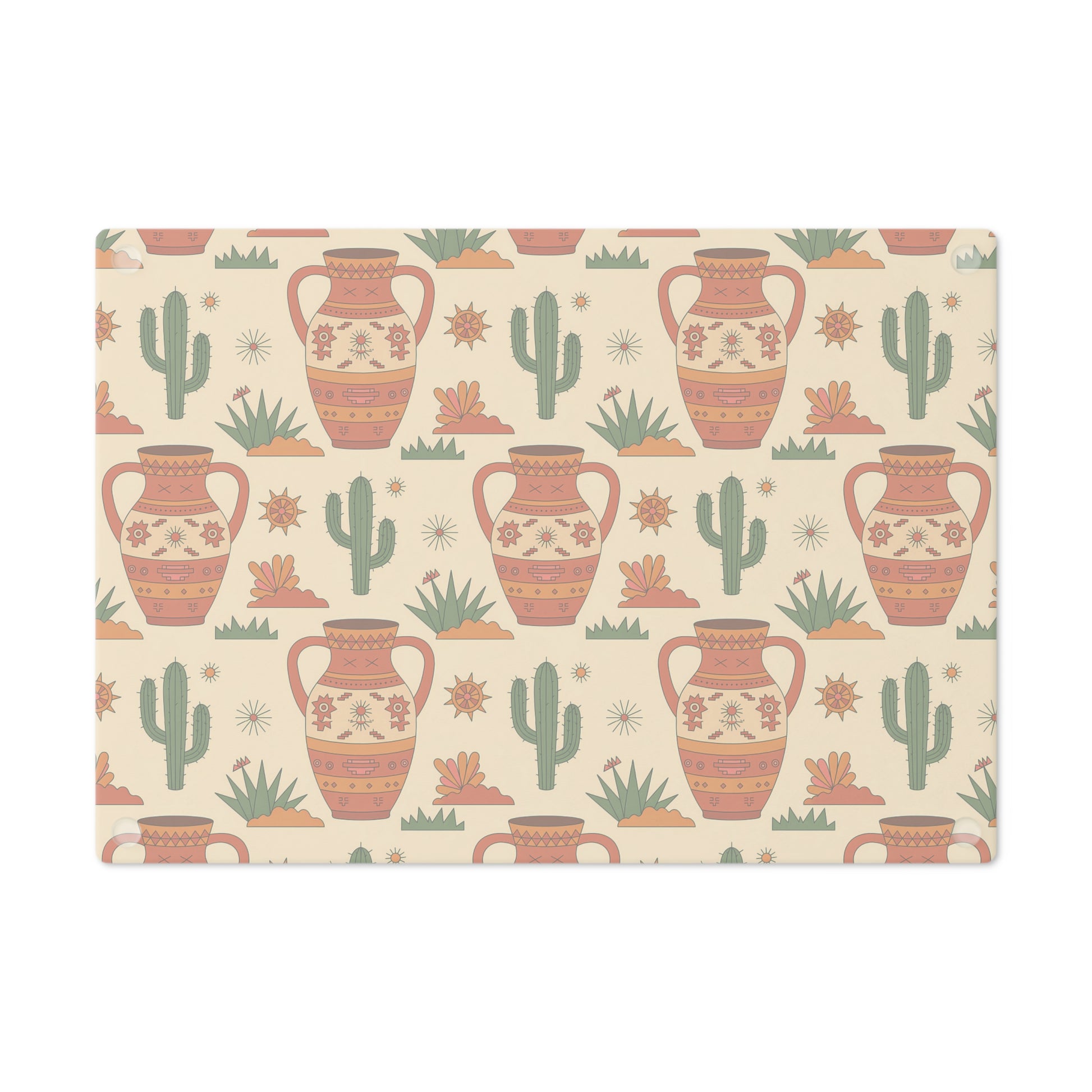 Southwestern Design Cutting Board, Kitchen Decor, Gift for Home Chefs, Housewarming, Made in USA, Eco-Friendly Kitchenware - LOLA VEGAS ART