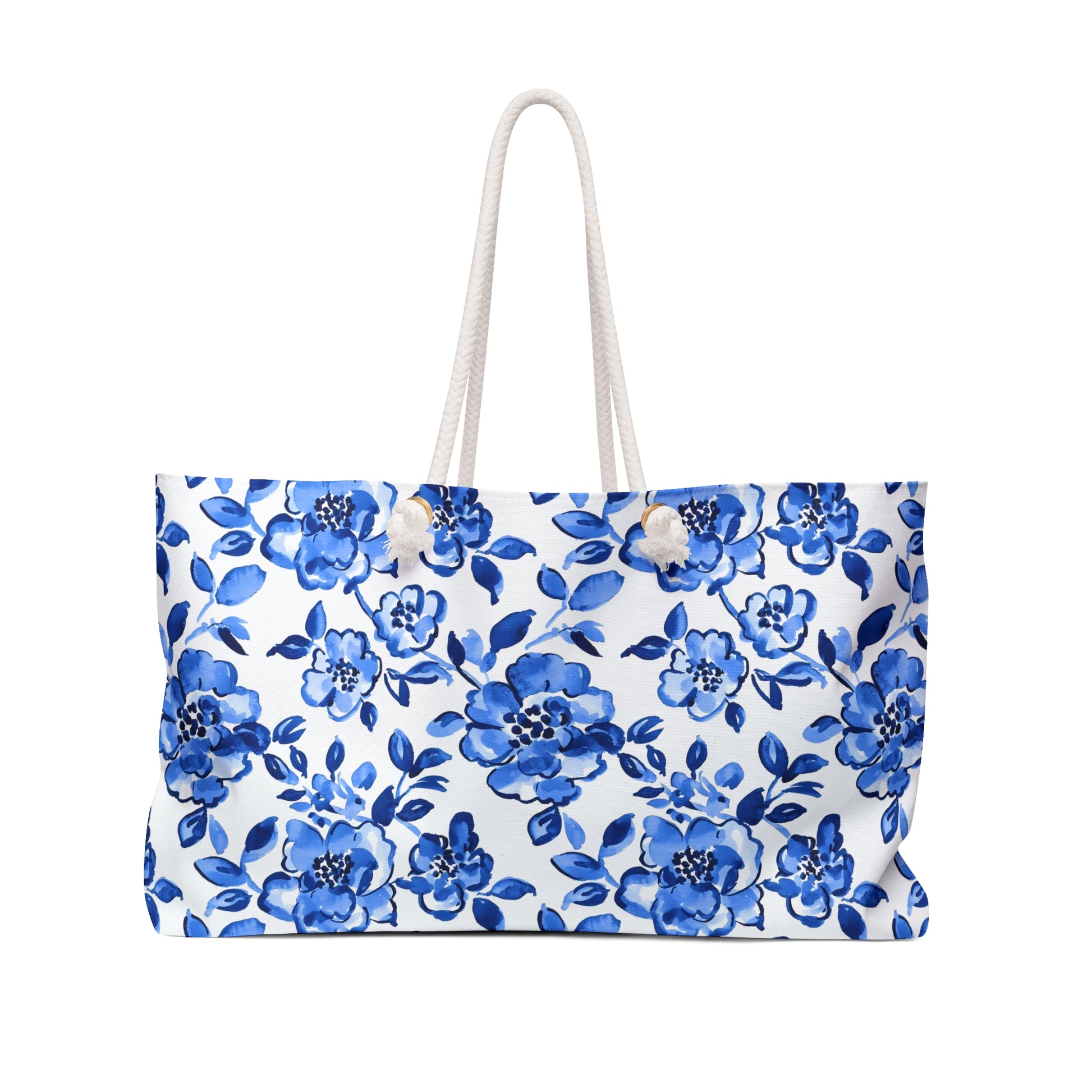 Stylish Floral Weekender Bag, Travel Tote, Weekend Getaway, Beach Bag, Gym Bag, Mother's Day Gift, Summer Travel Essential - LOLA VEGAS ART